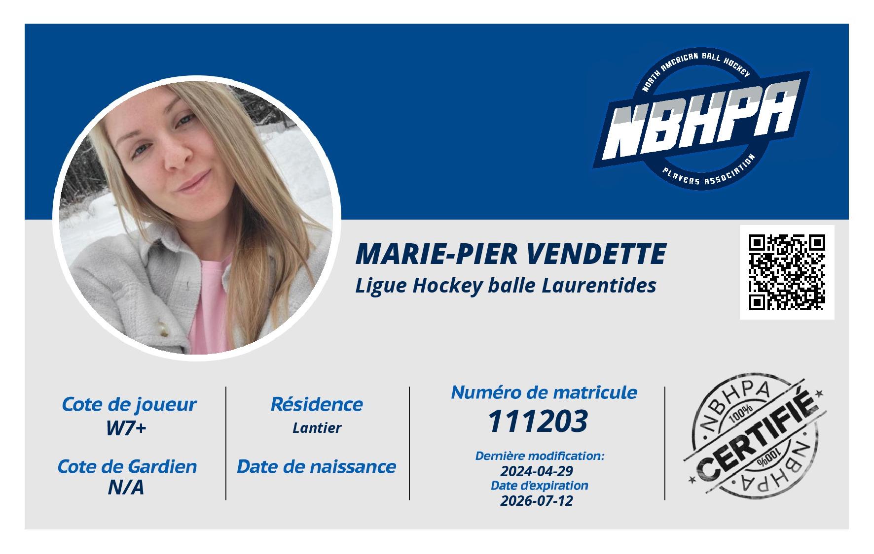 Marie-Pier Vendette