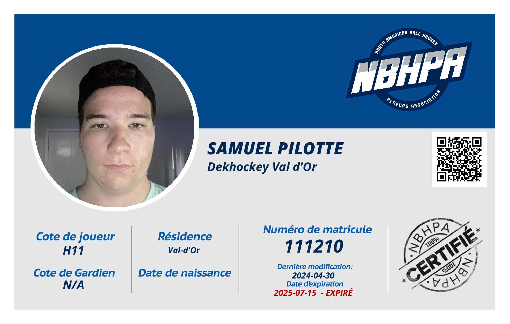 Samuel Pilotte 