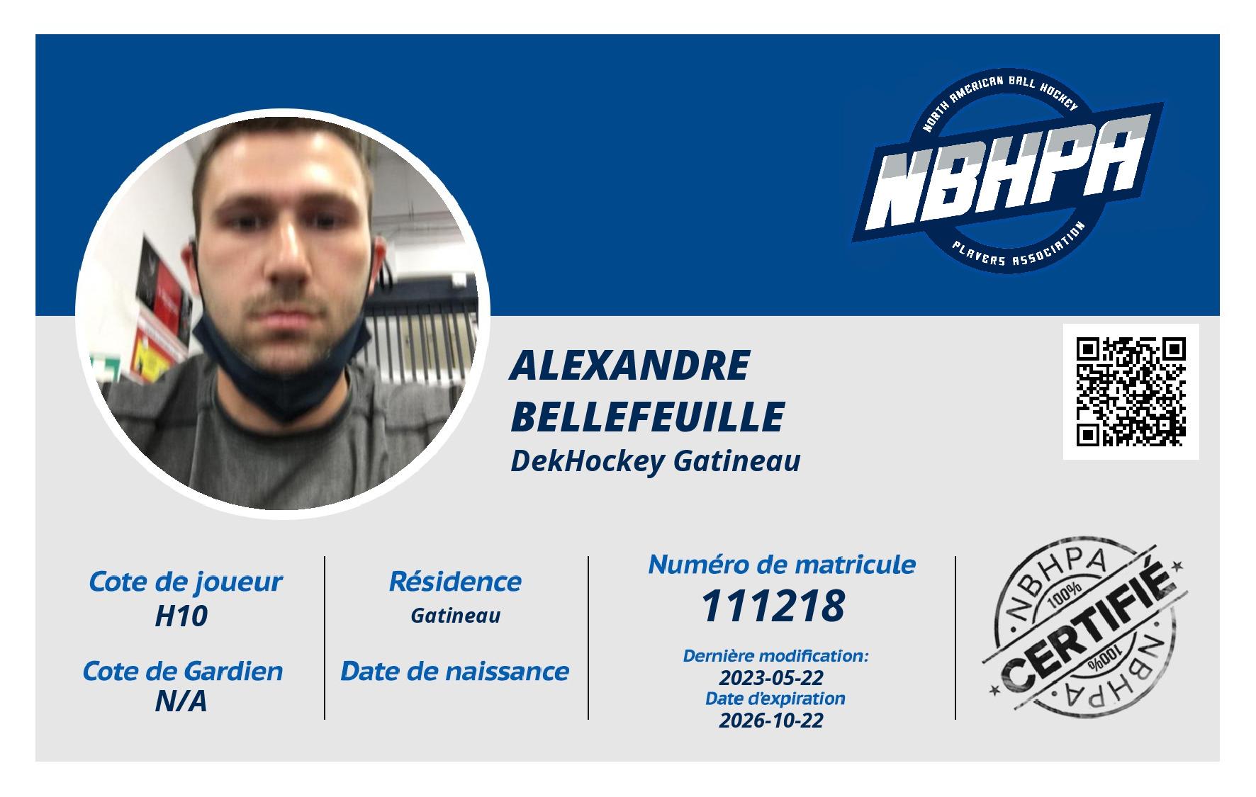 Alexandre Bellefeuille