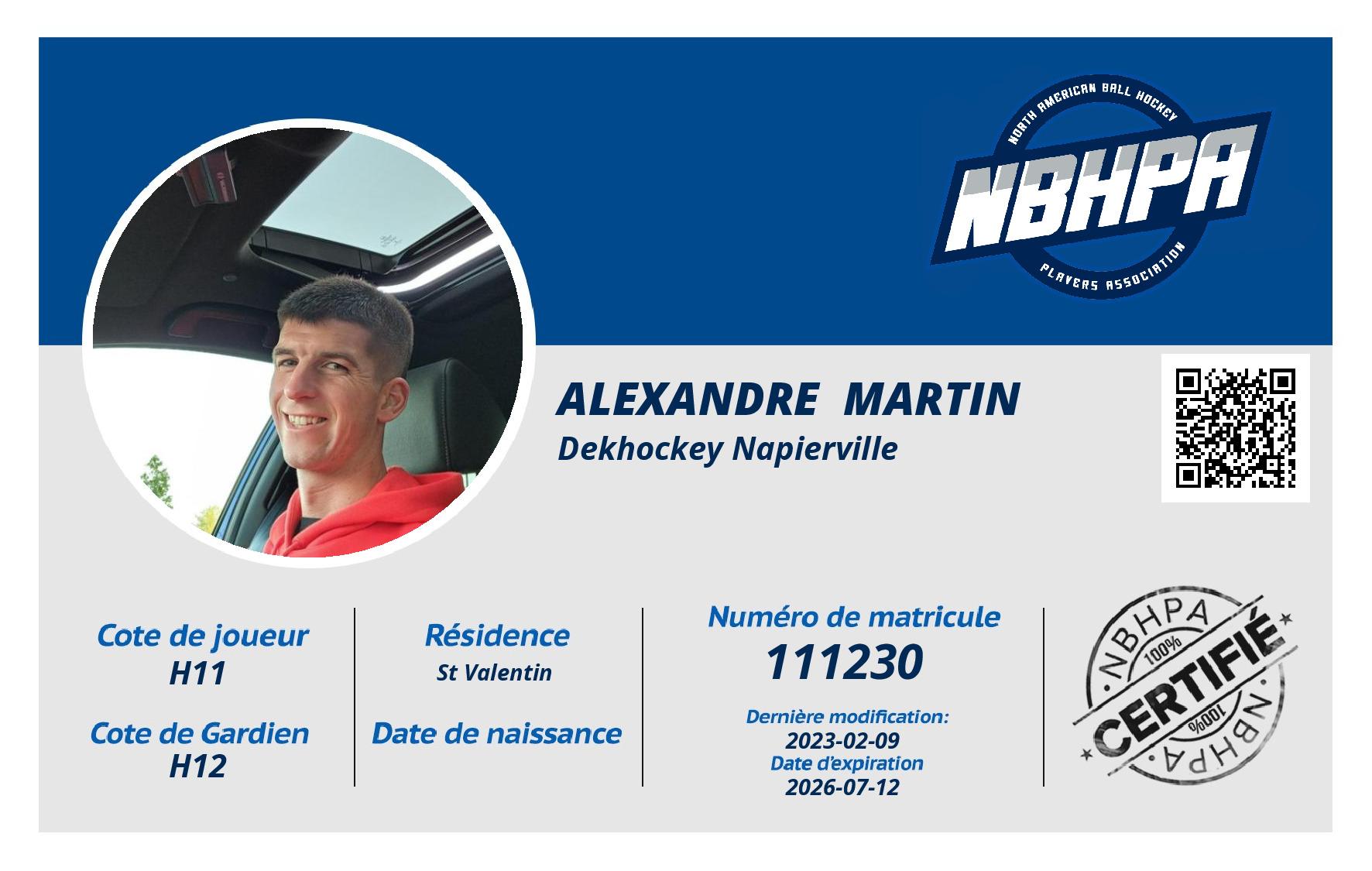 Alexandre  Martin