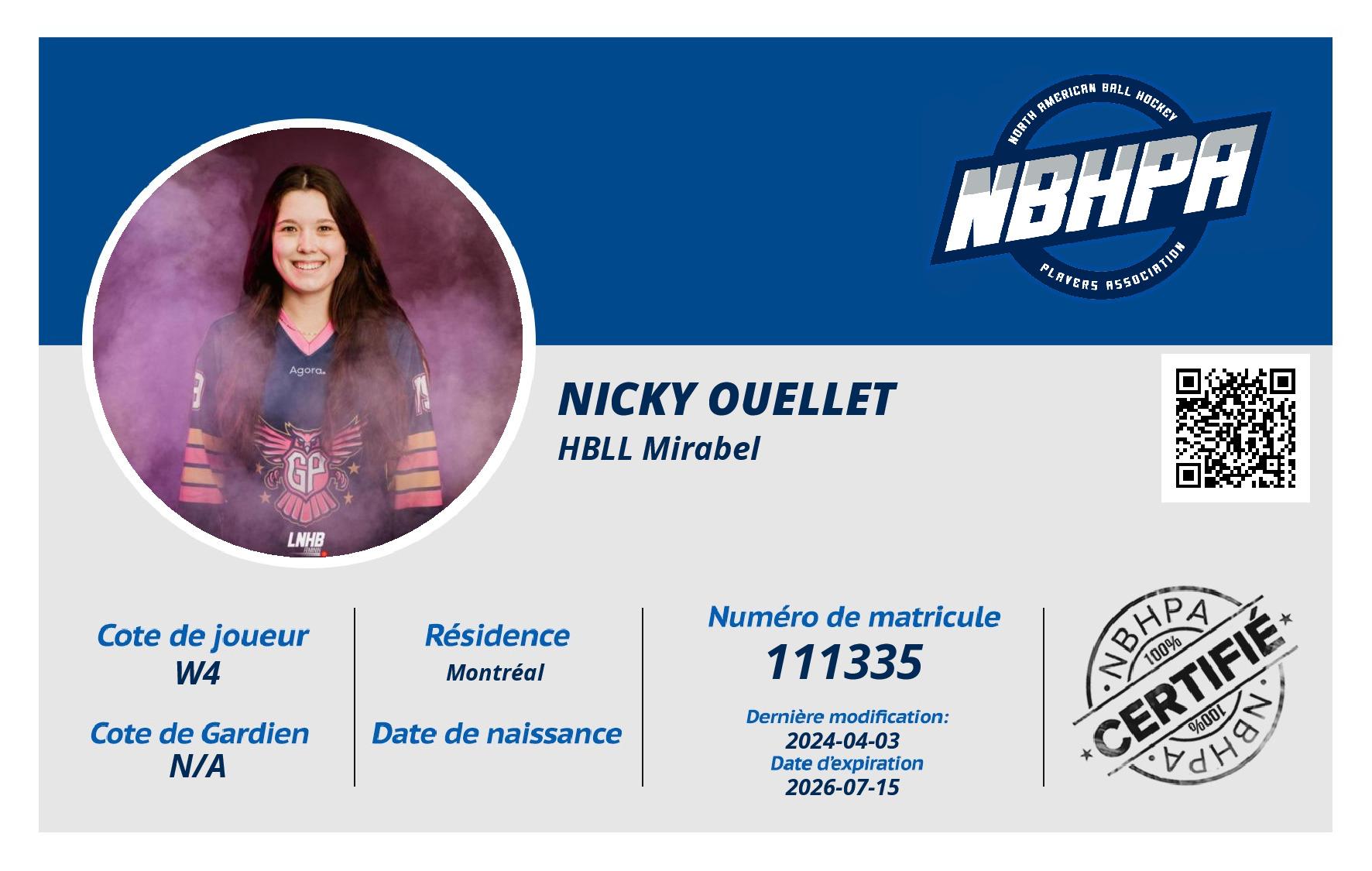 Nicky Ouellet