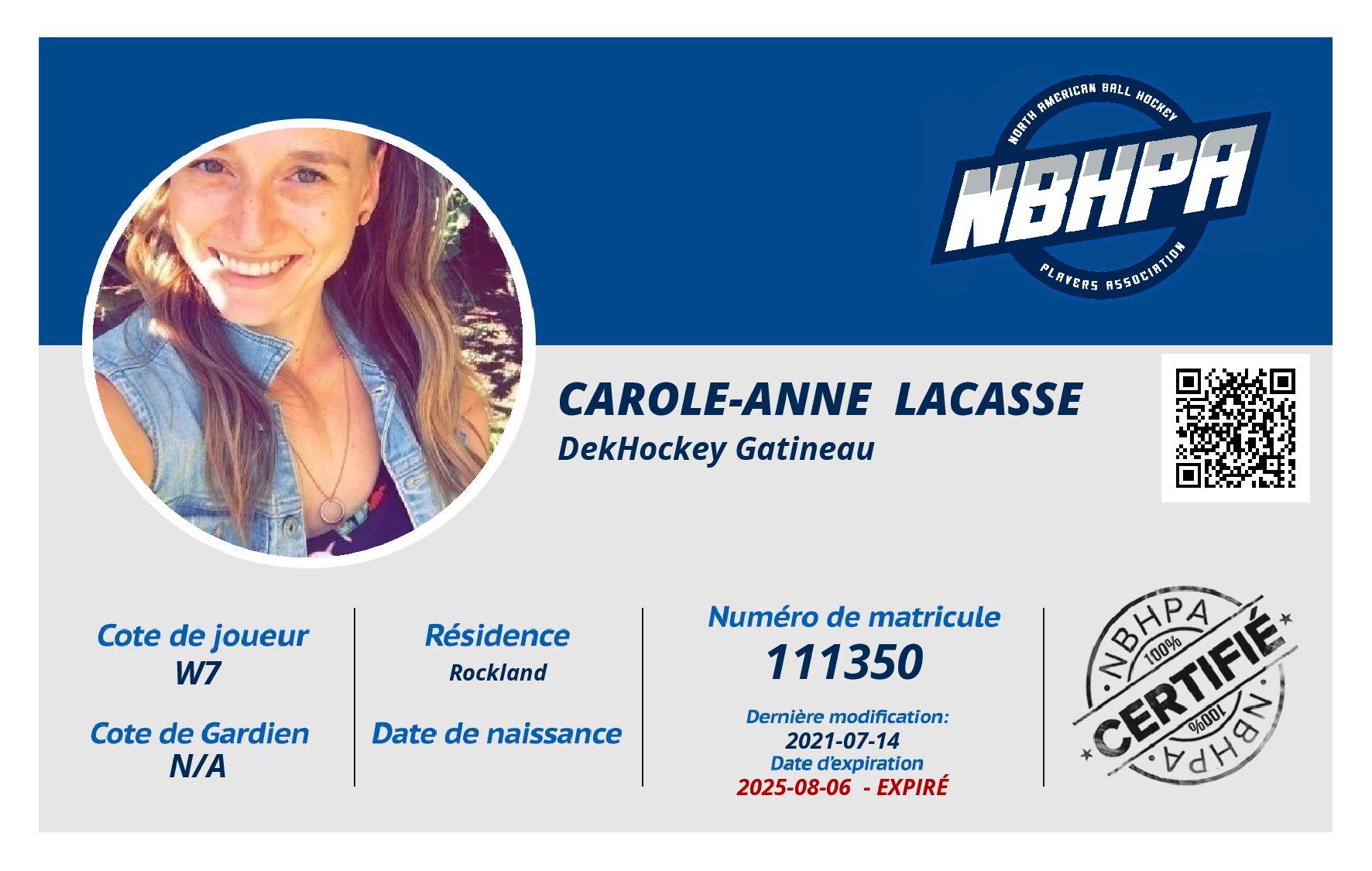 Carole-Anne  Lacasse