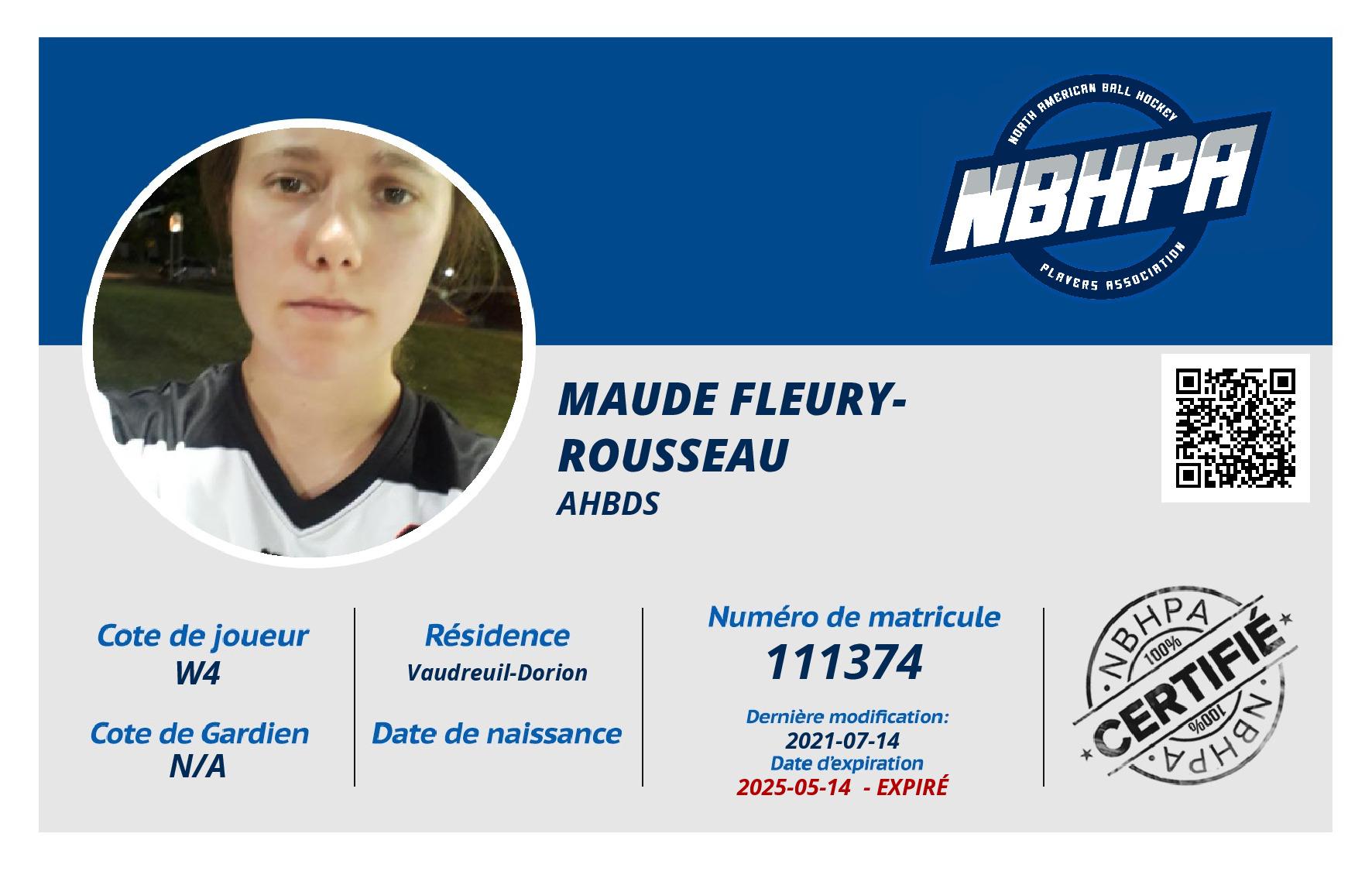 Maude Fleury-Rousseau