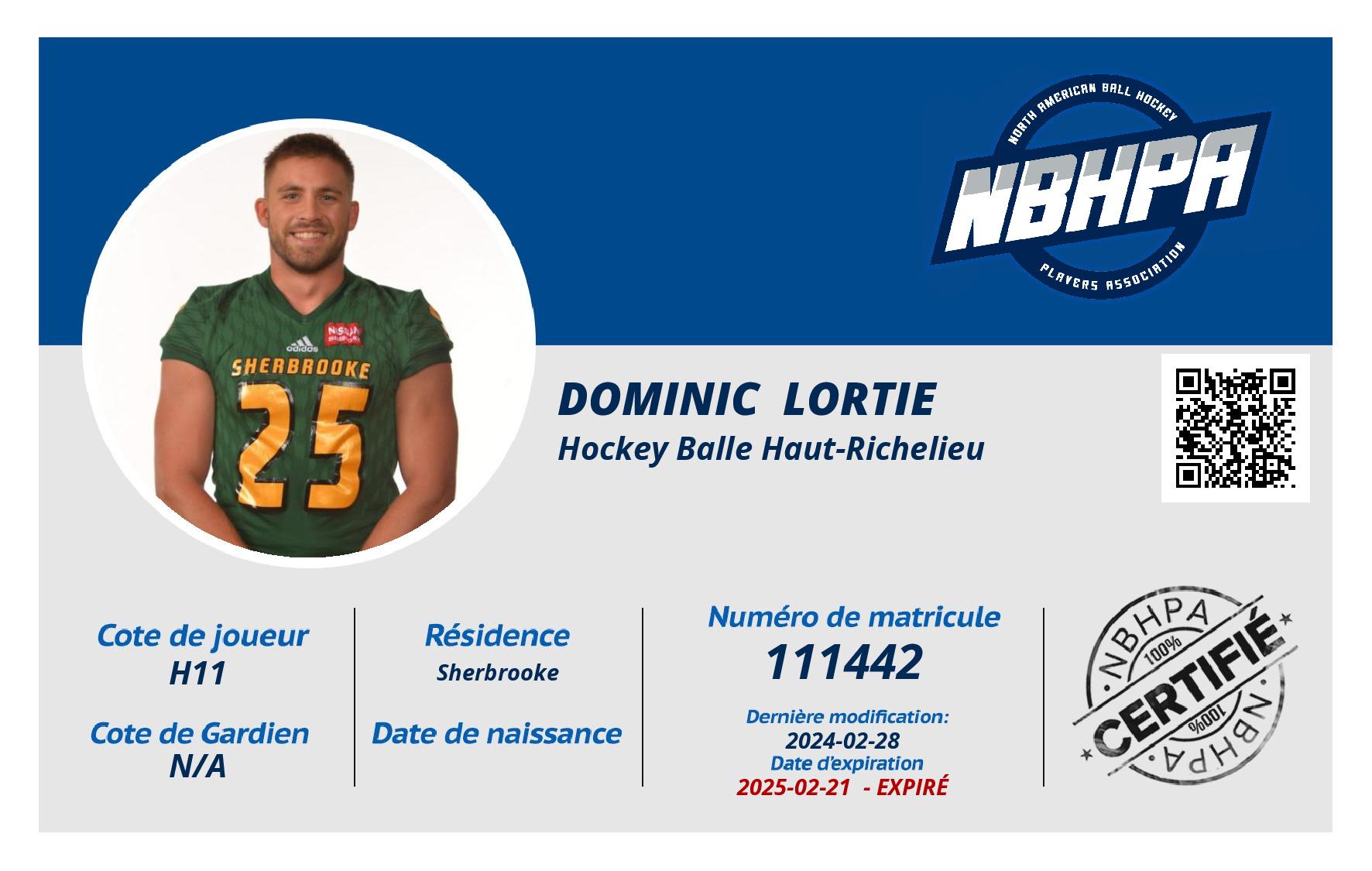 Dominic  Lortie