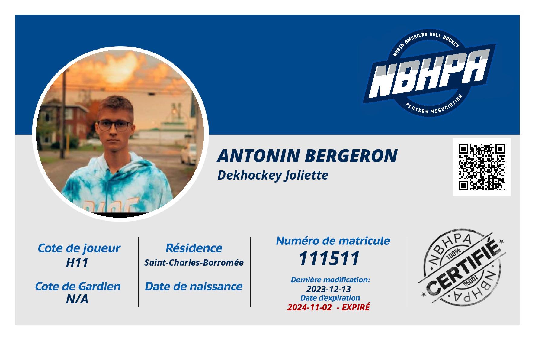 Antonin Bergeron