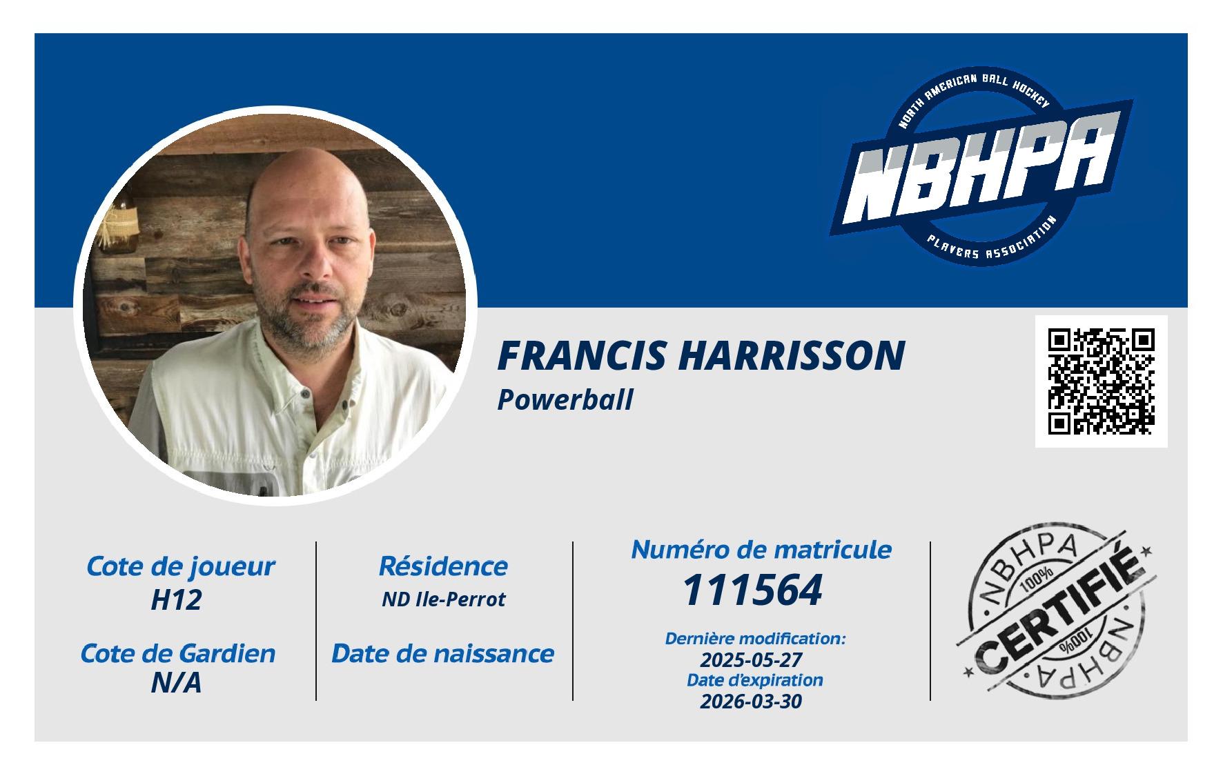 Francis Harrisson
