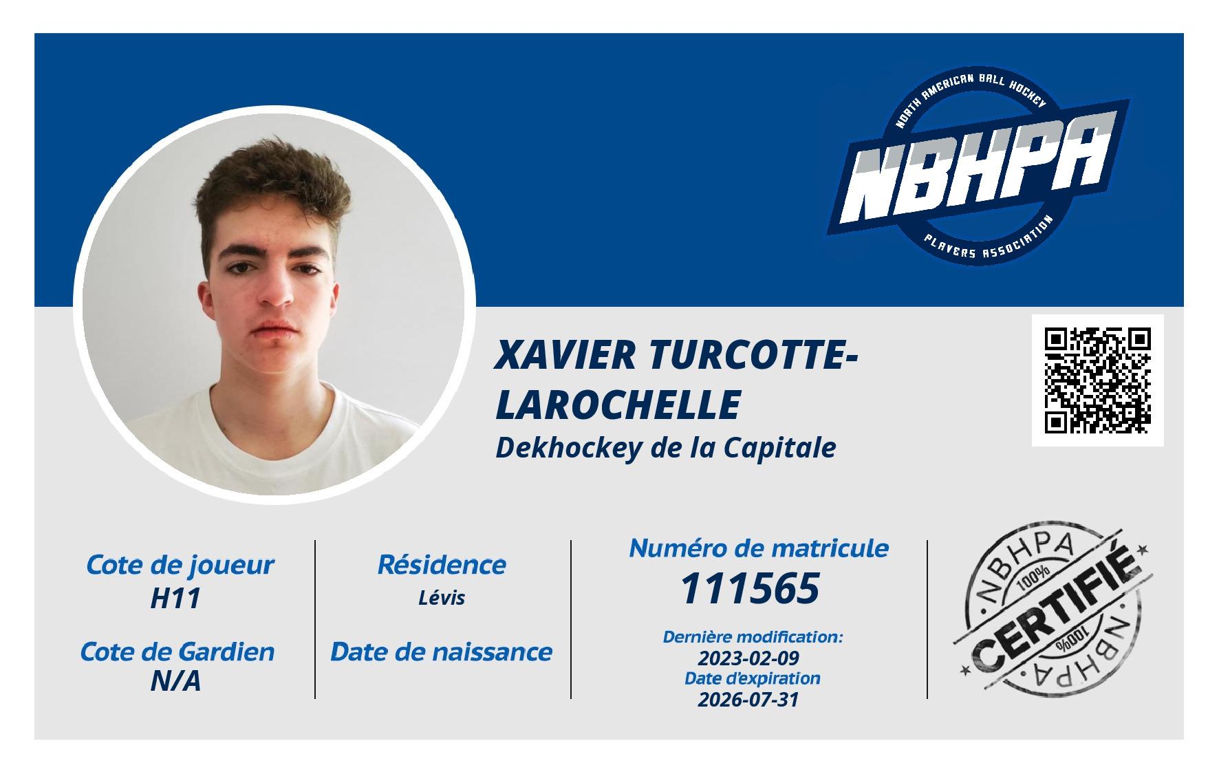 Xavier Turcotte-Larochelle