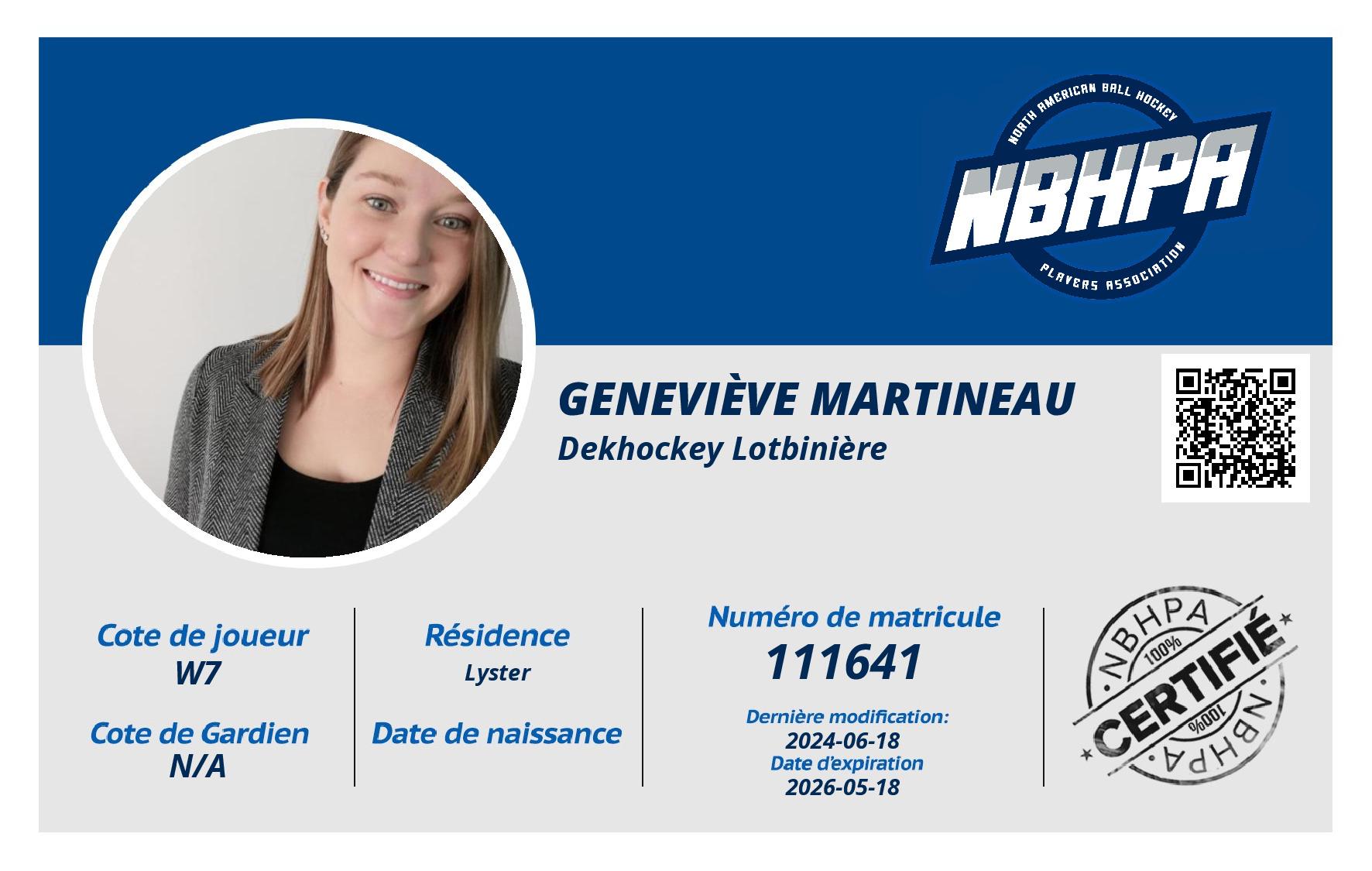 Geneviève Martineau
