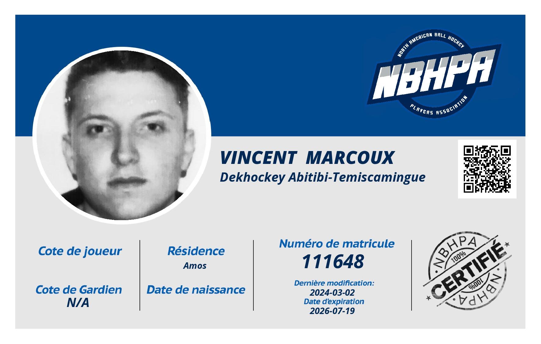 Vincent  Marcoux 