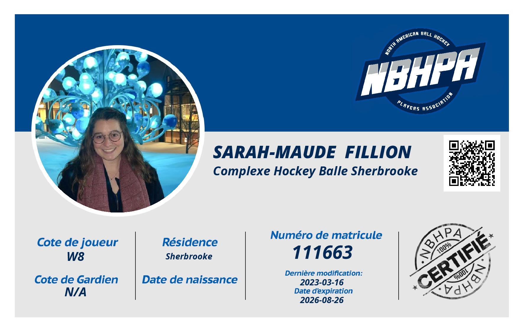 Sarah-Maude  Fillion