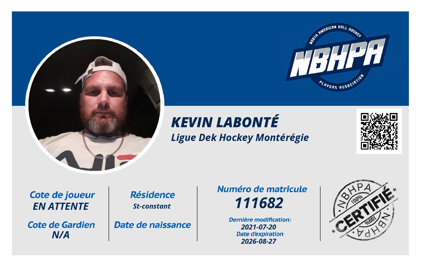 Kevin Labonté