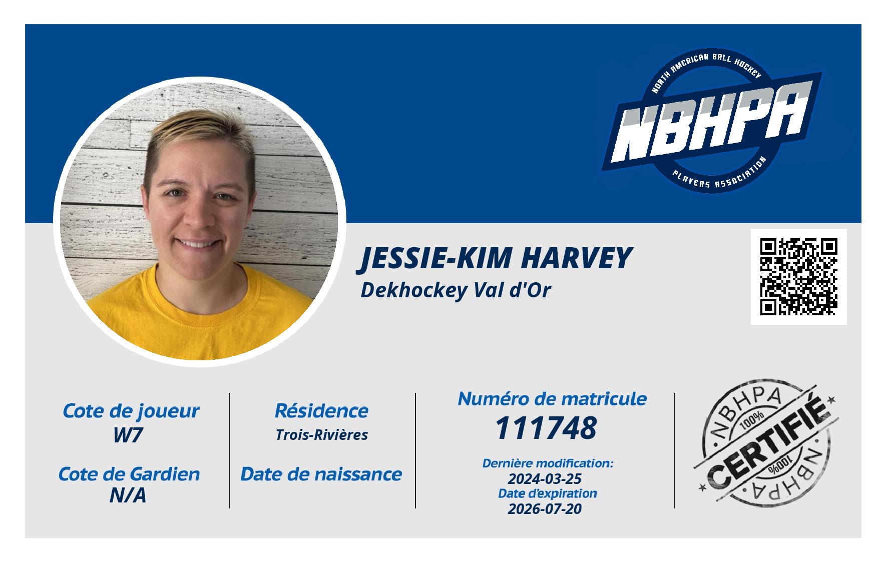 Jessie-Kim Harvey
