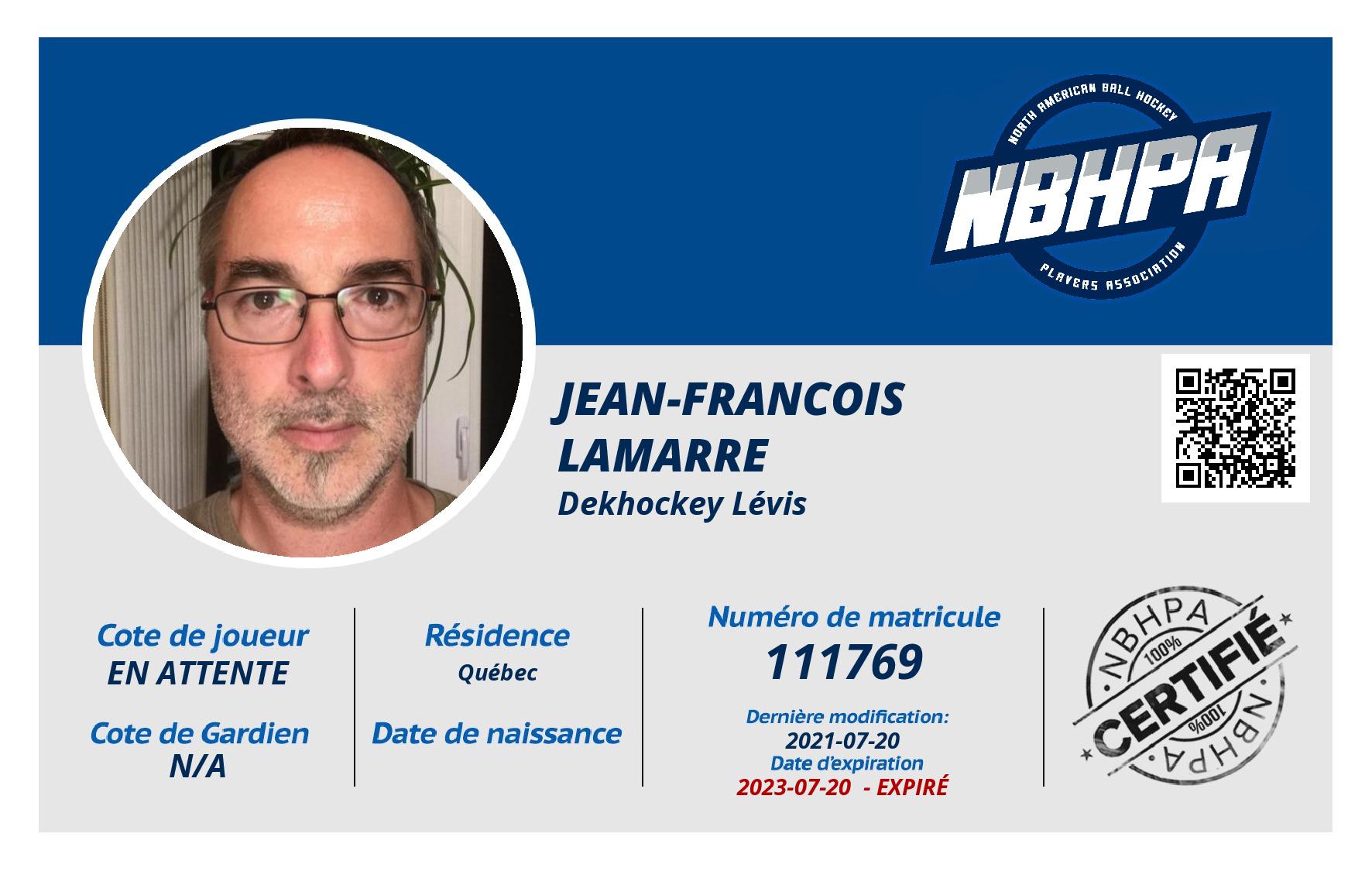 Jean-Francois Lamarre