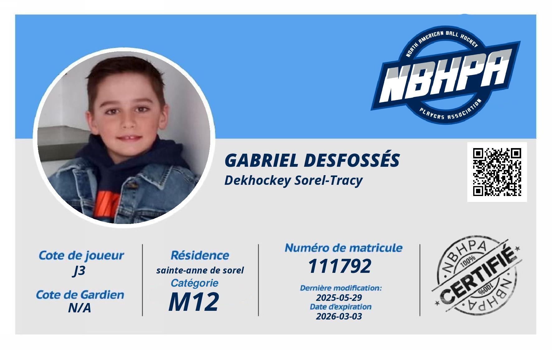 Gabriel Desfossés