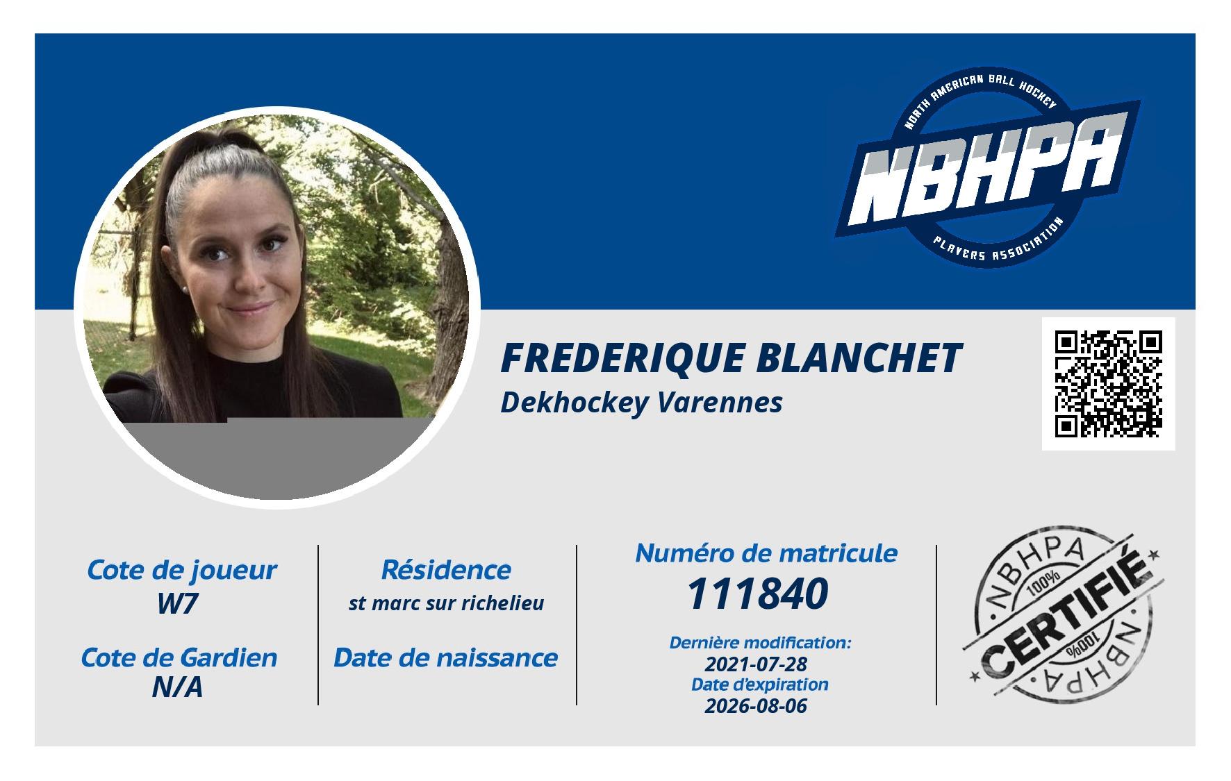 Frederique Blanchet