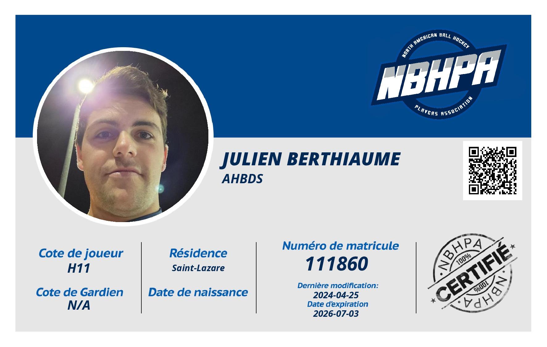 Julien Berthiaume