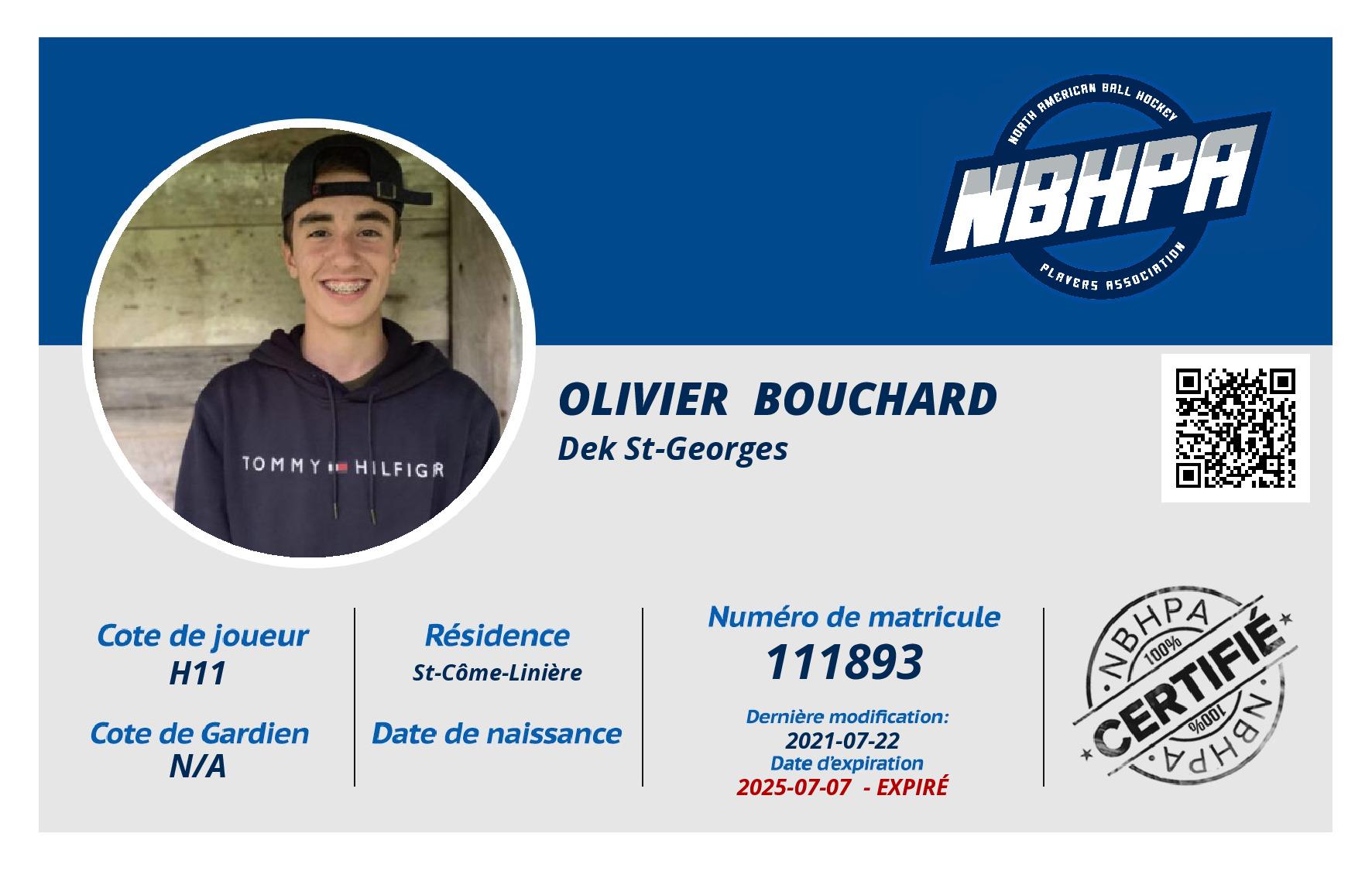 Olivier  Bouchard
