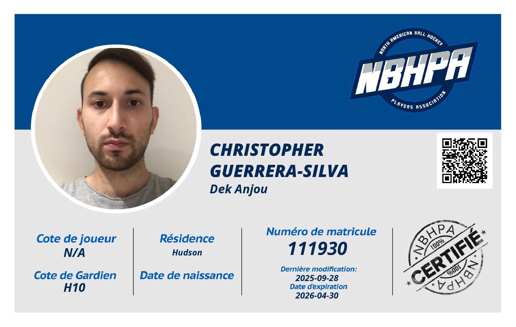 Christopher  Guerrera-Silva