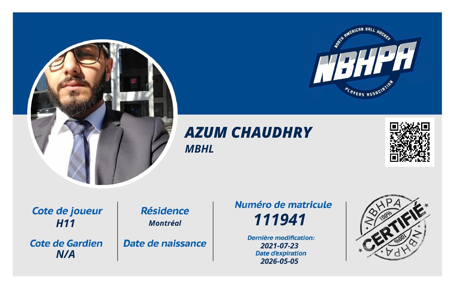 Azum Chaudhry