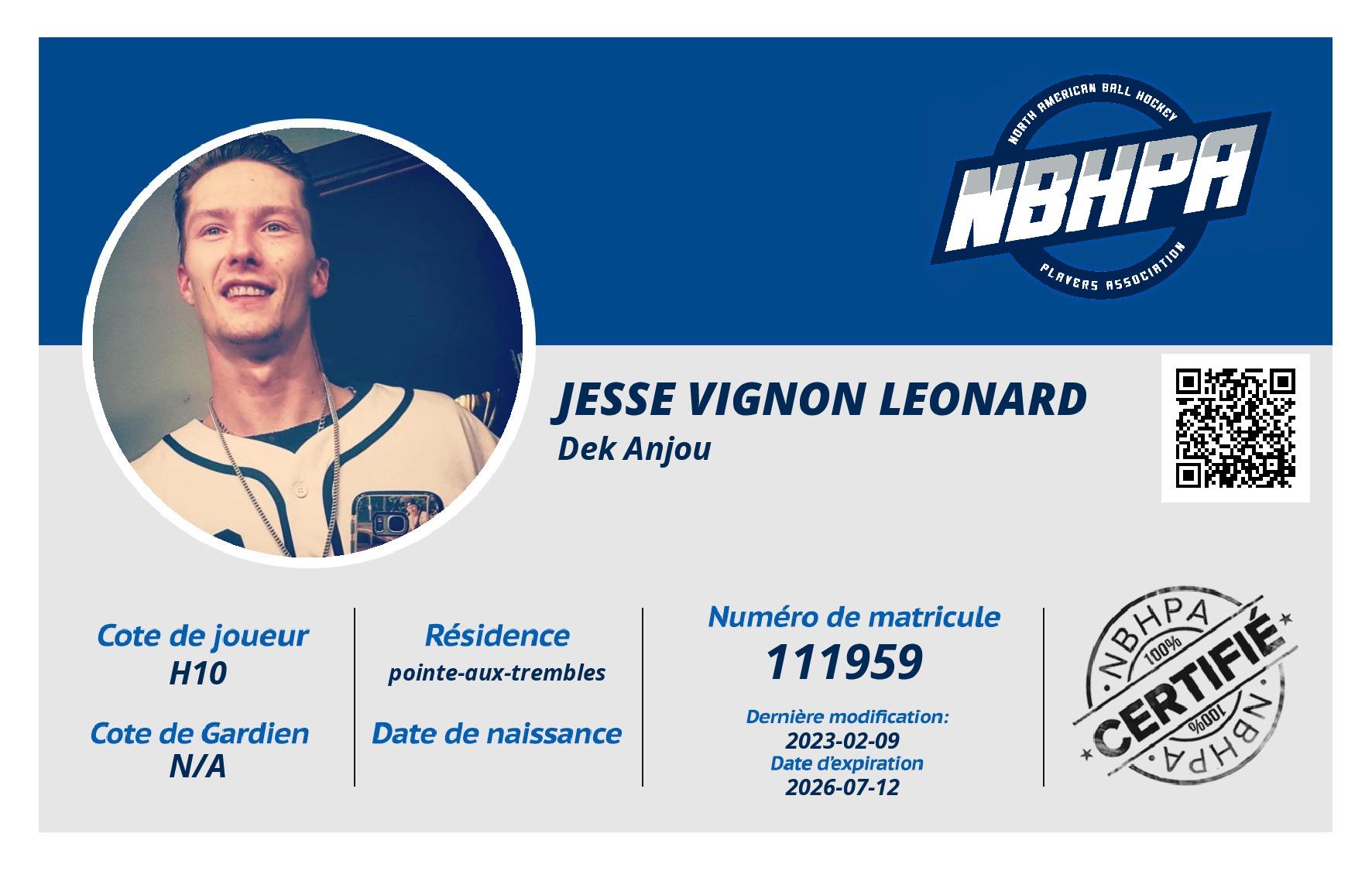 jesse vignon leonard