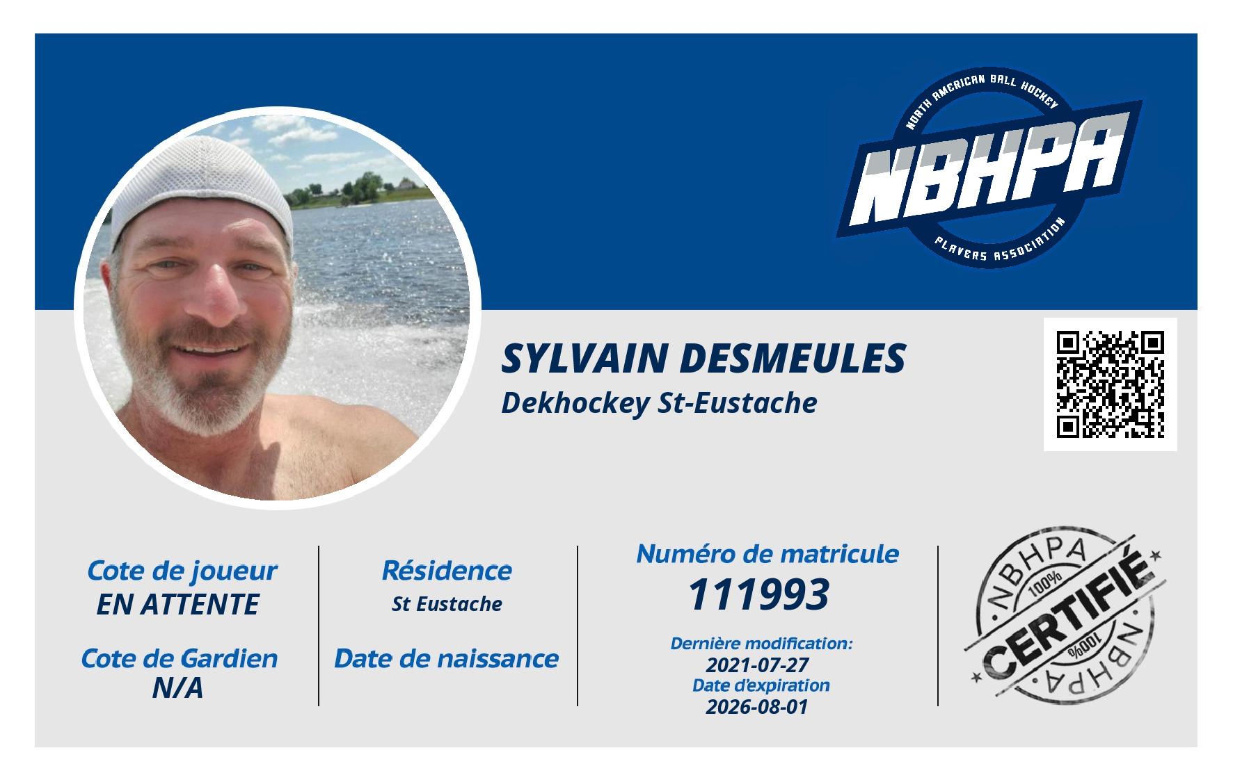 Sylvain Desmeules