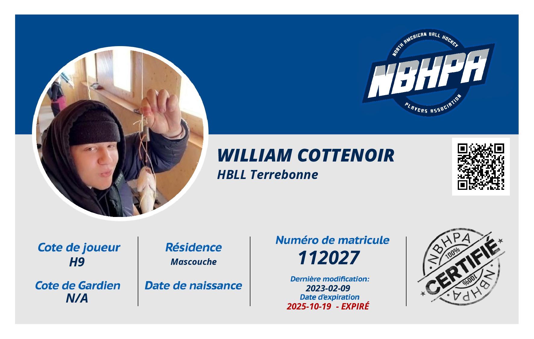William Cottenoir