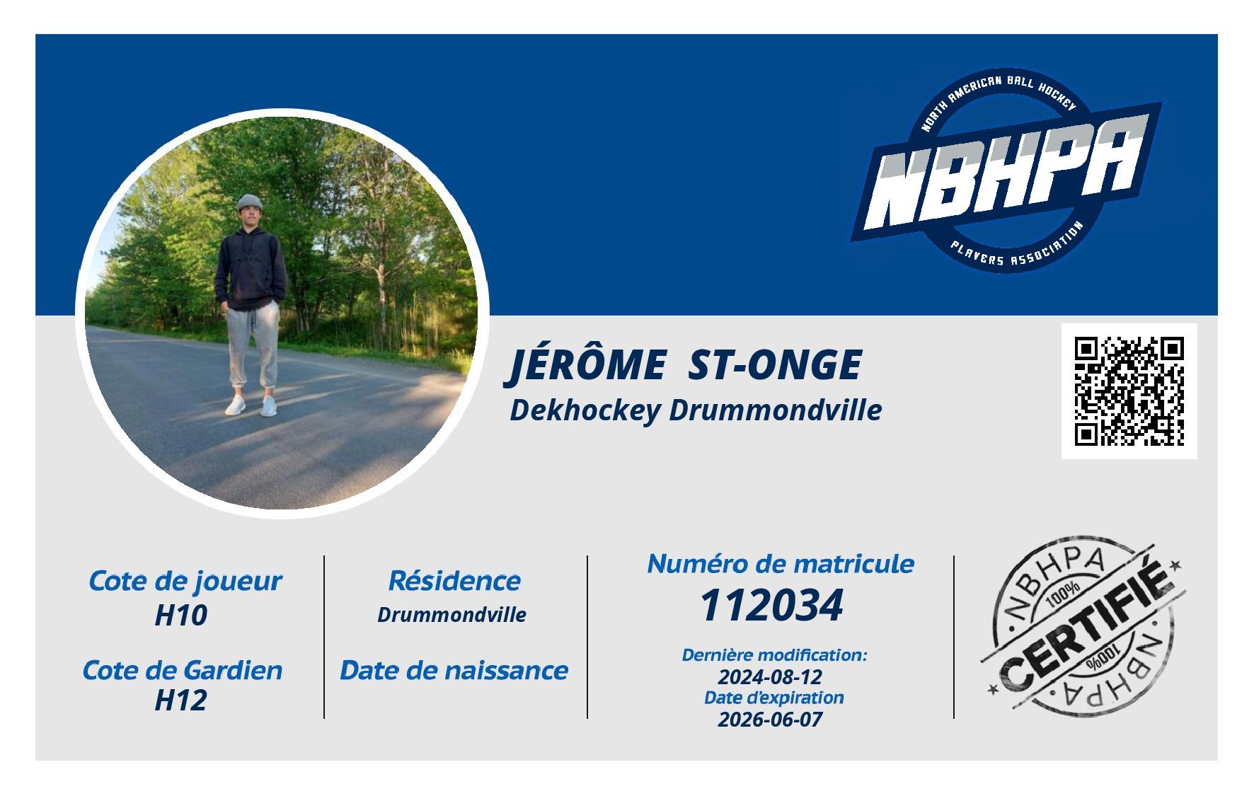 Jérôme  St-onge 