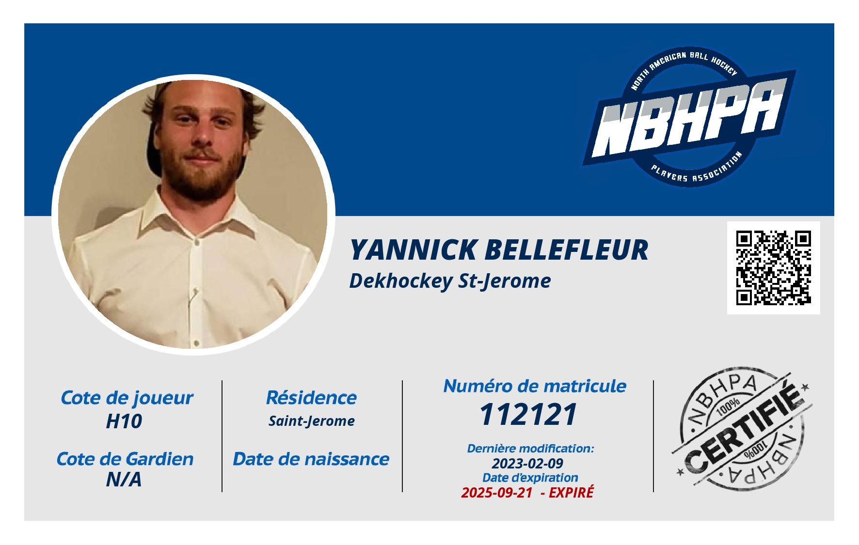 Yannick Bellefleur