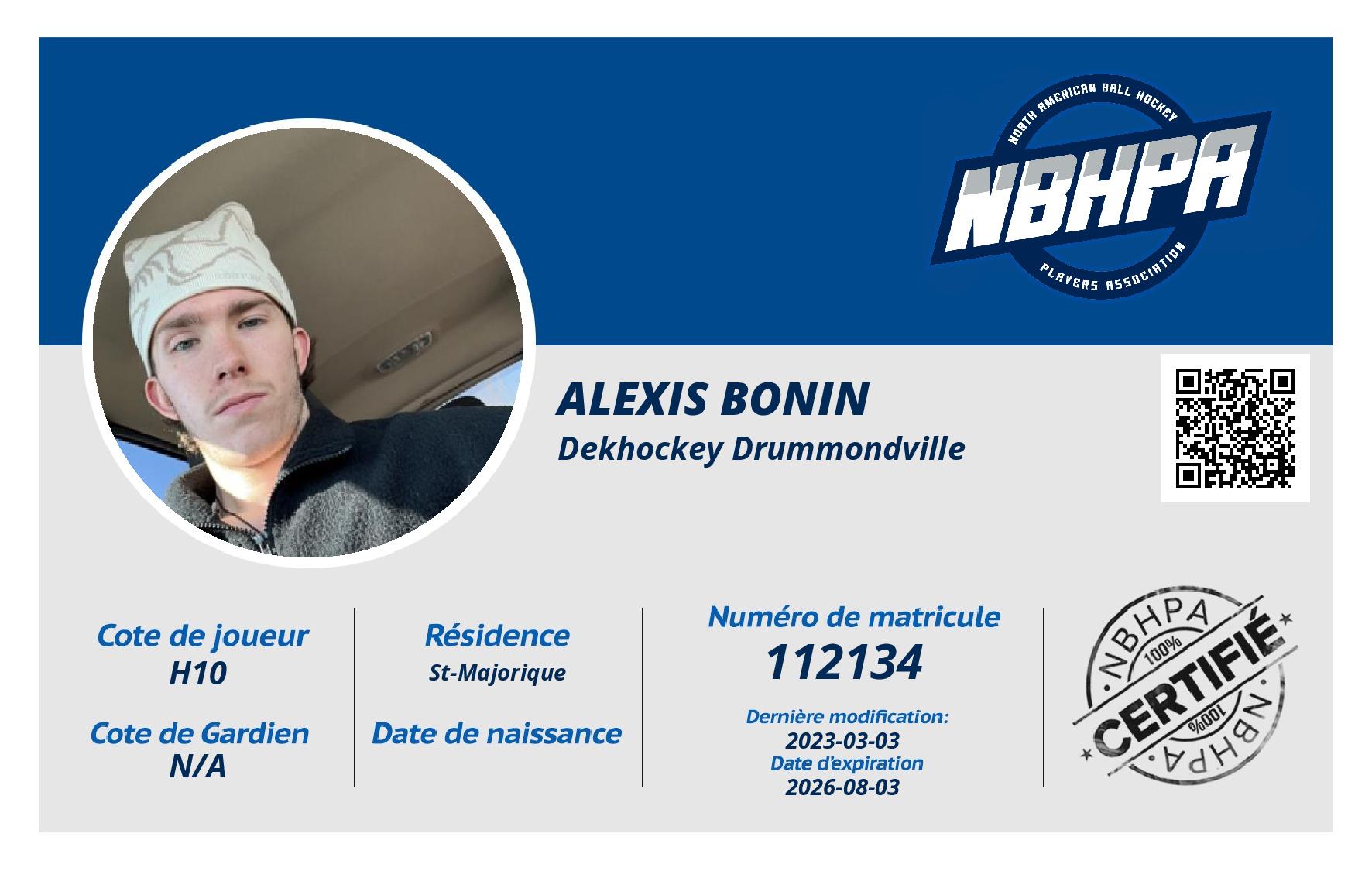 Alexis Bonin