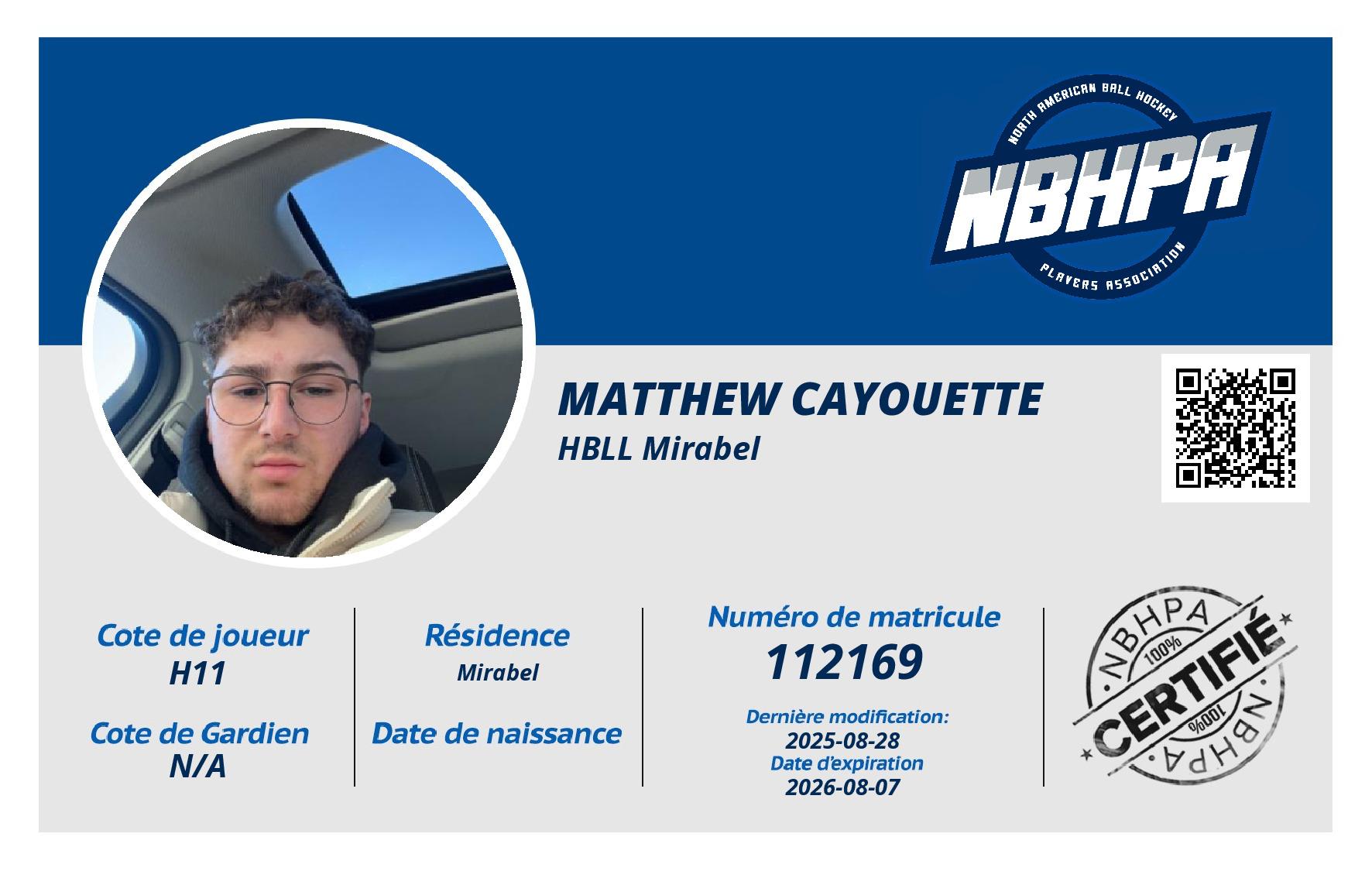 Matthew Cayouette