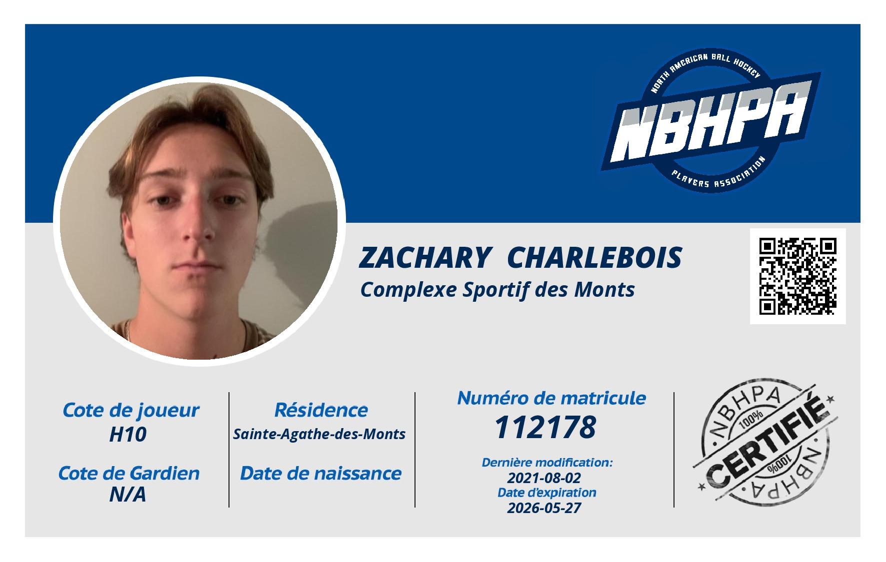 Zachary  Charlebois 