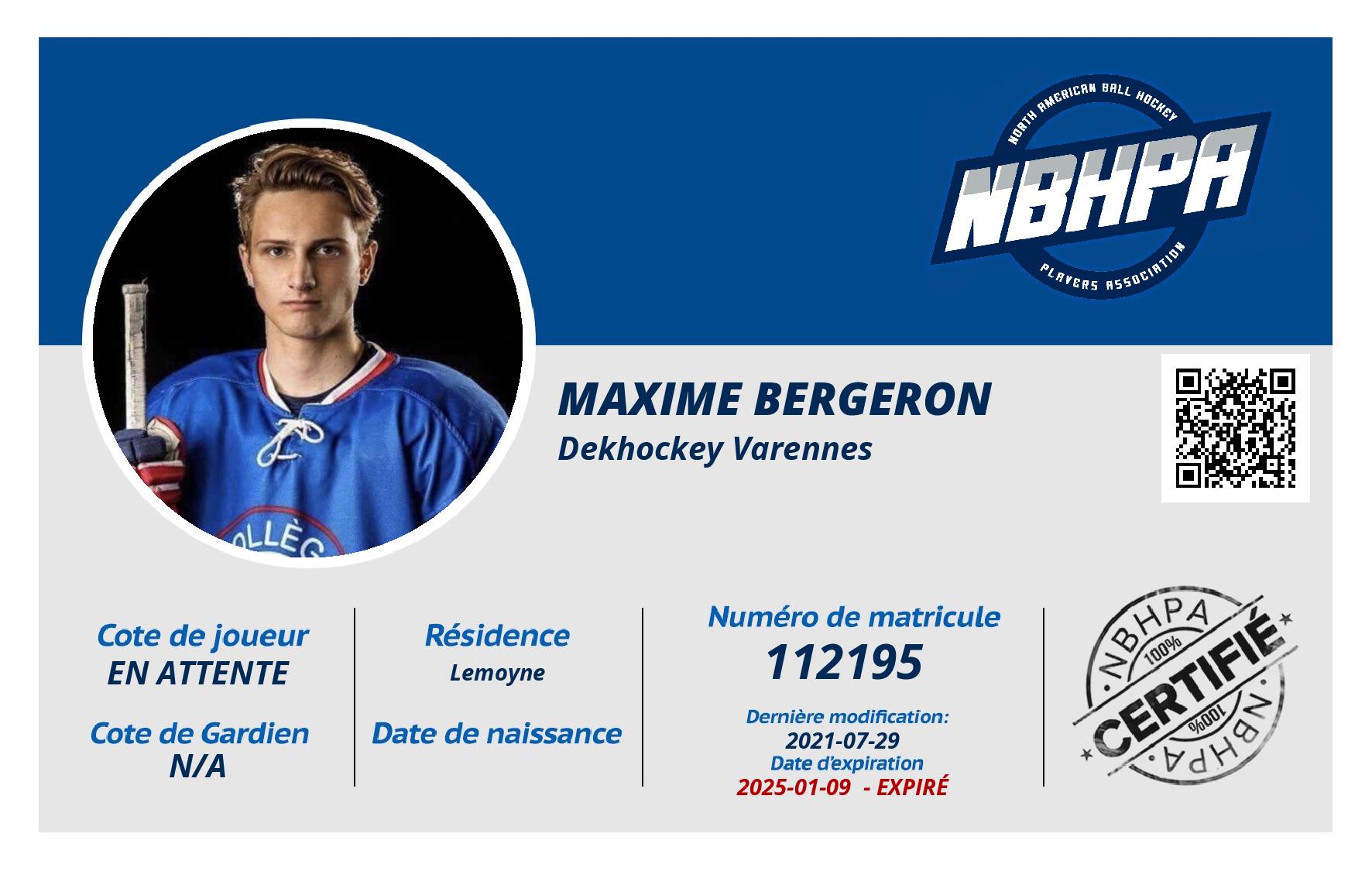 Maxime Bergeron