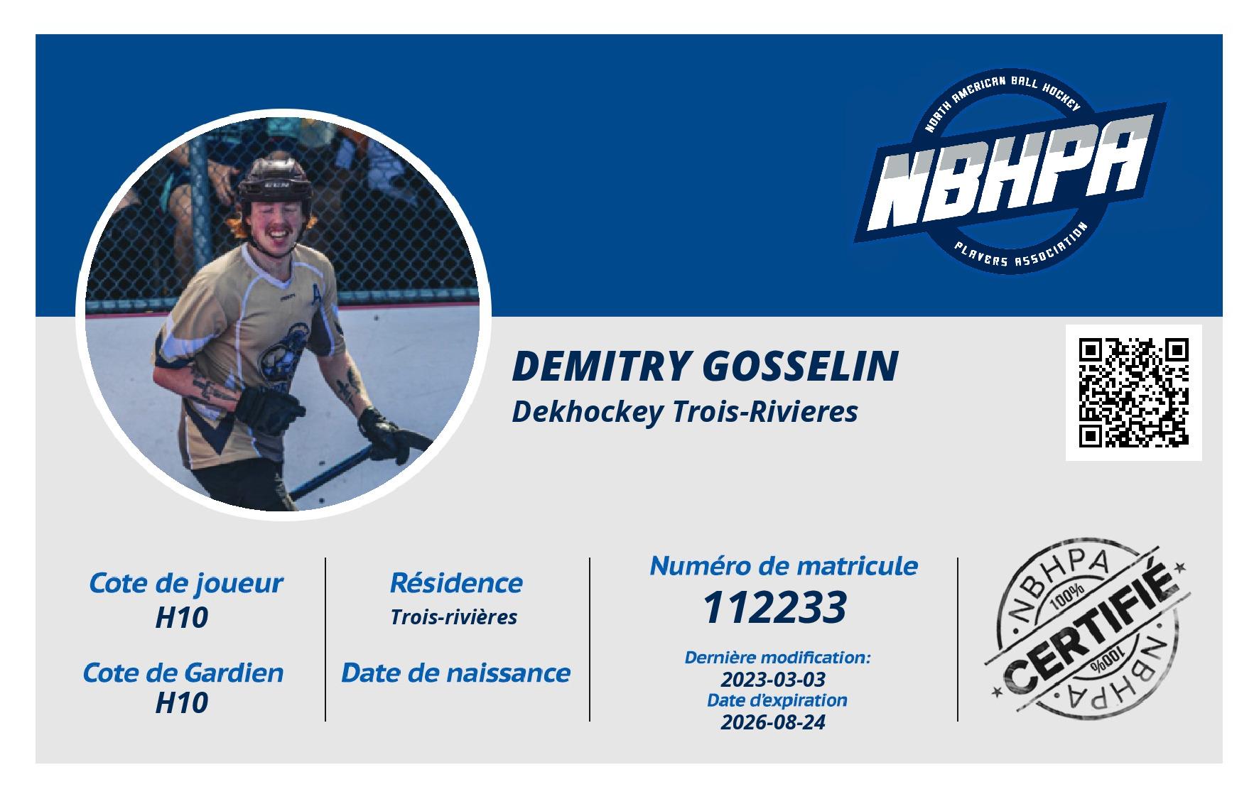 Demitry Gosselin