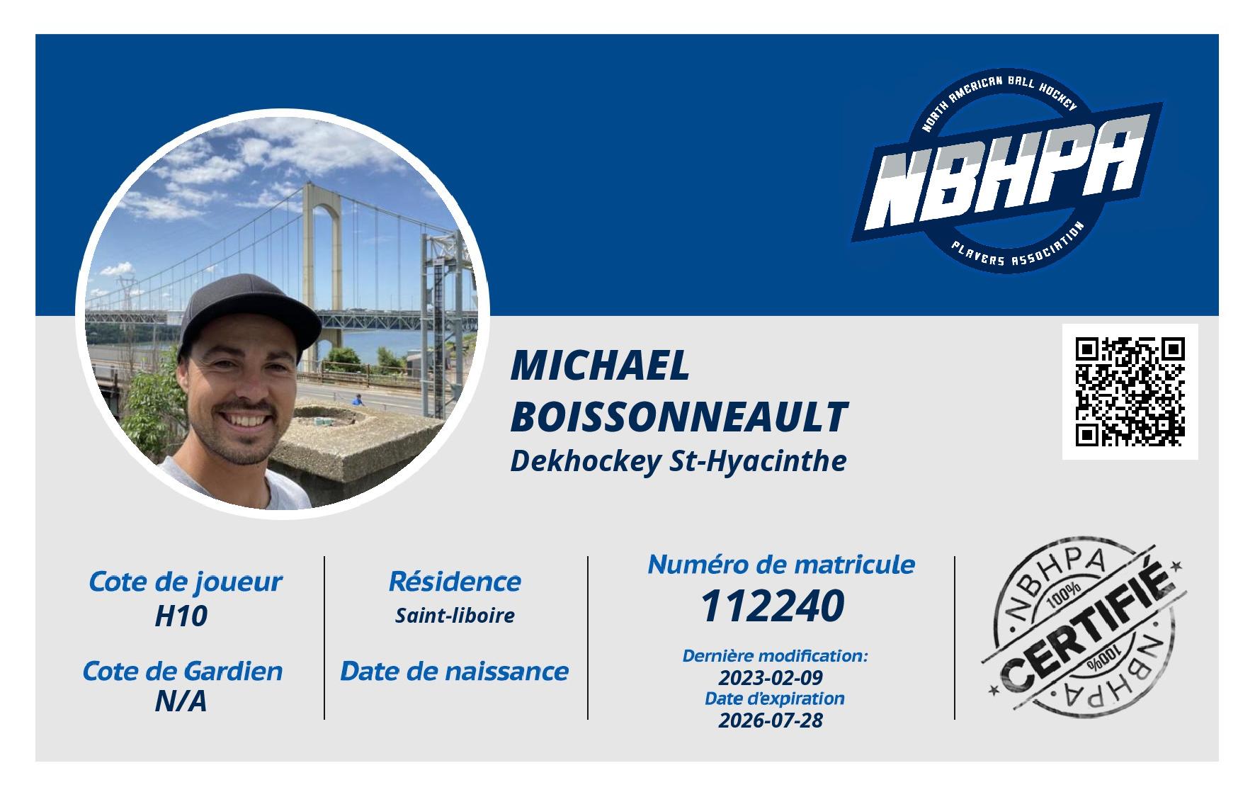 Michael  Boissonneault 