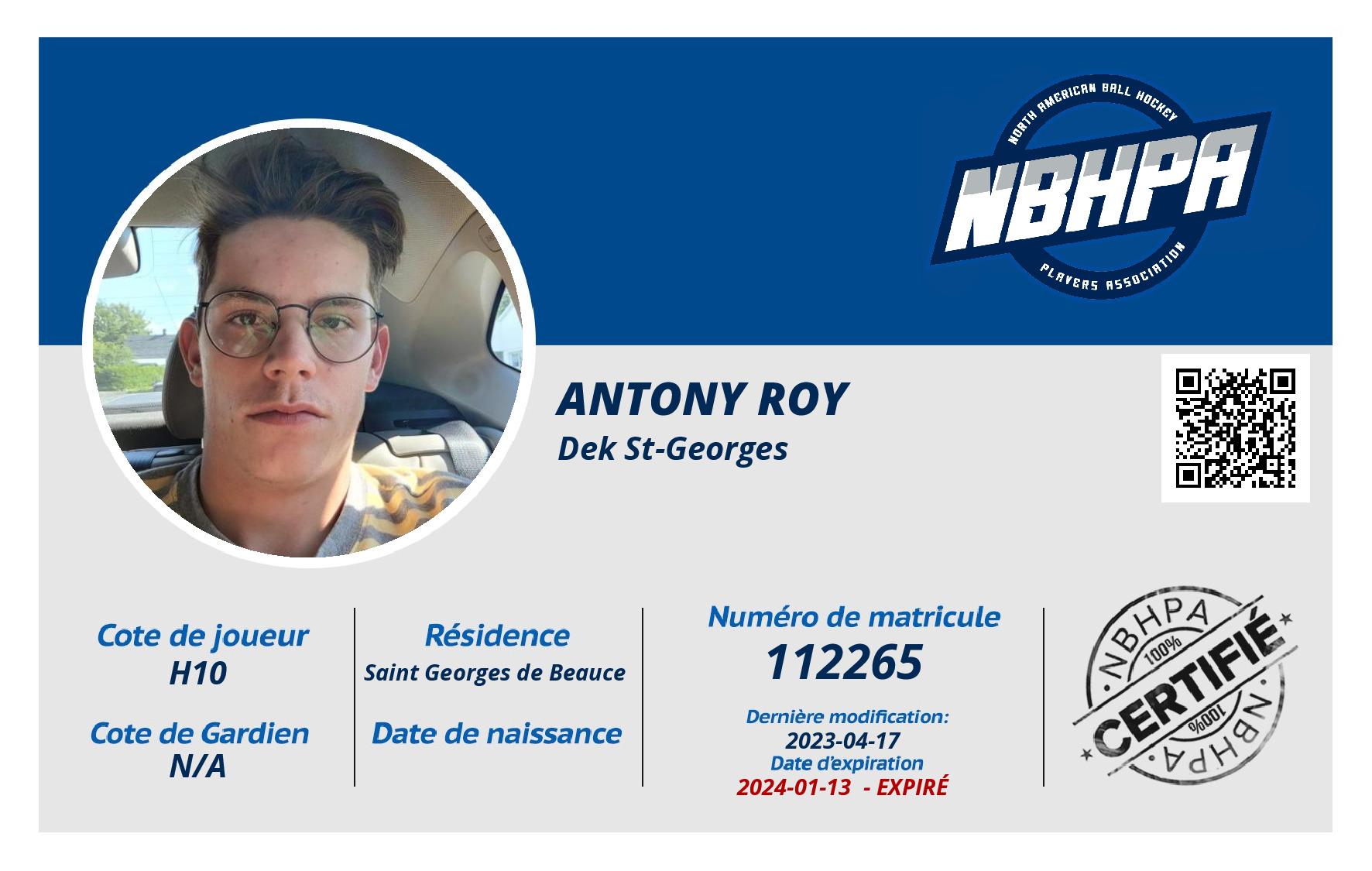 Antony Roy
