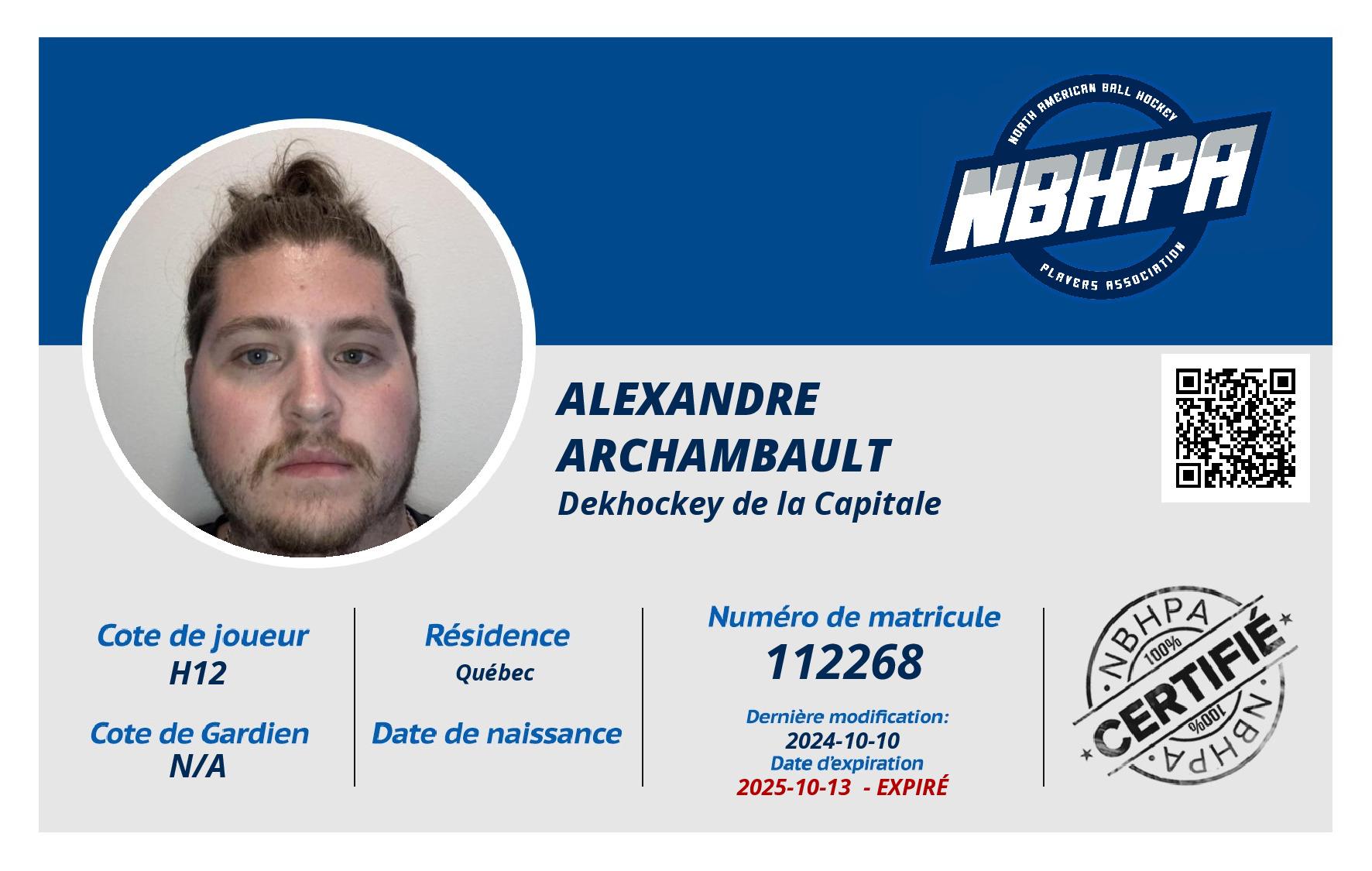 Alexandre  Archambault 