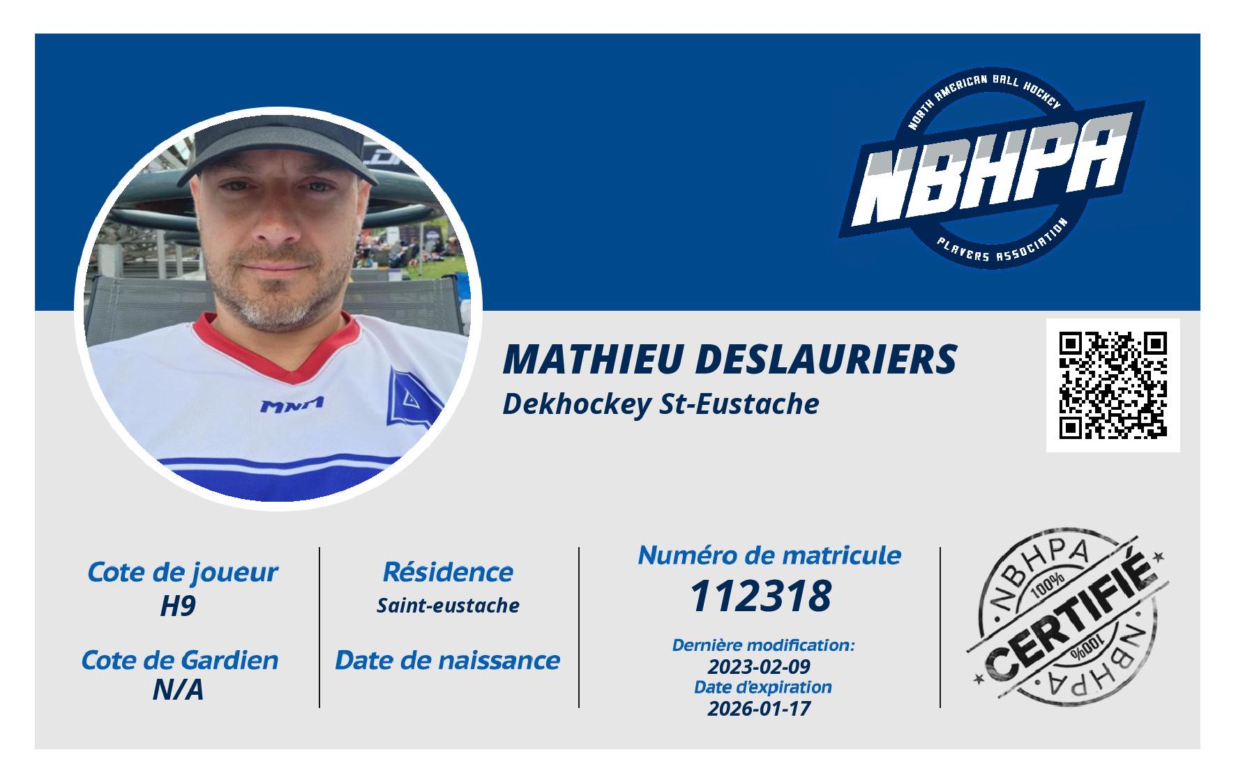 Mathieu Deslauriers