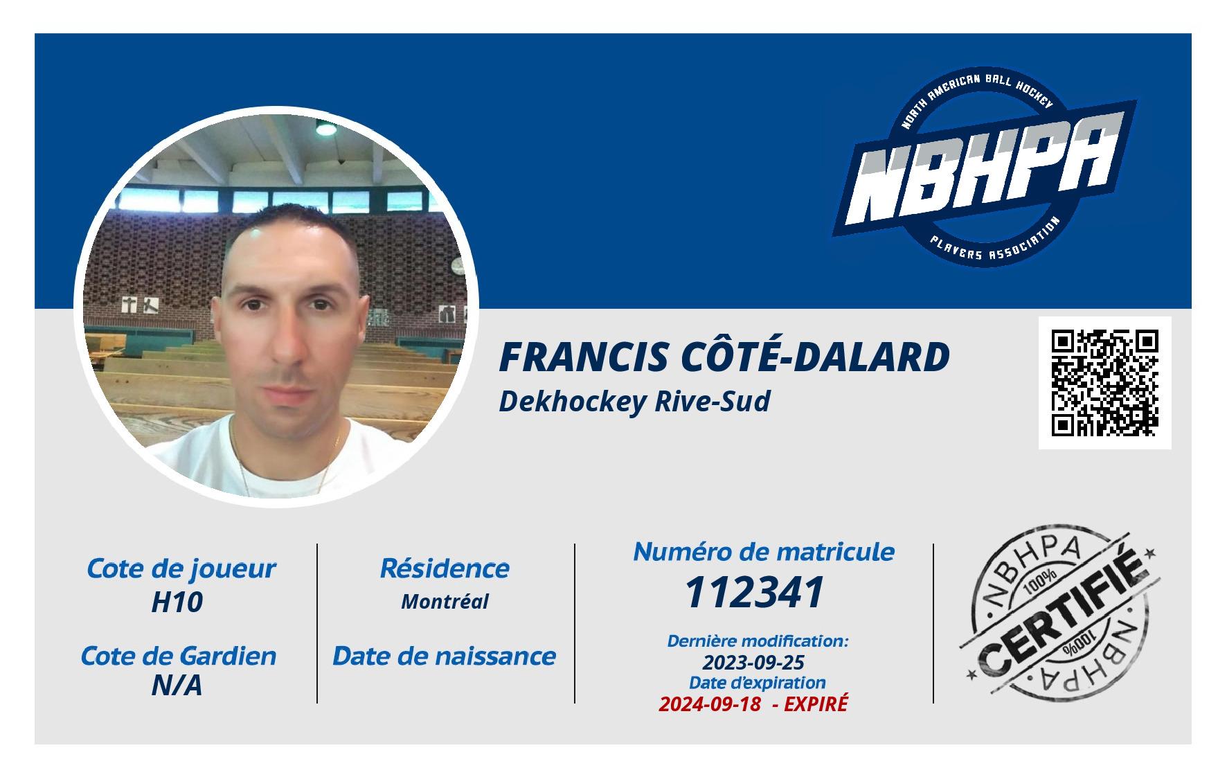 Francis Côté-dalard