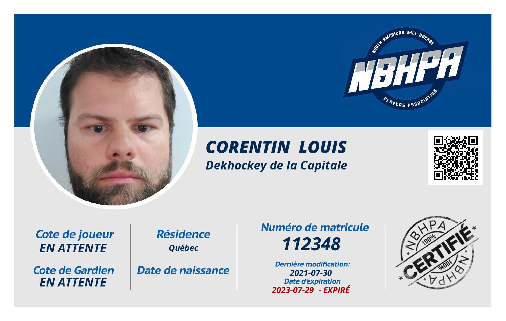 Corentin  Louis