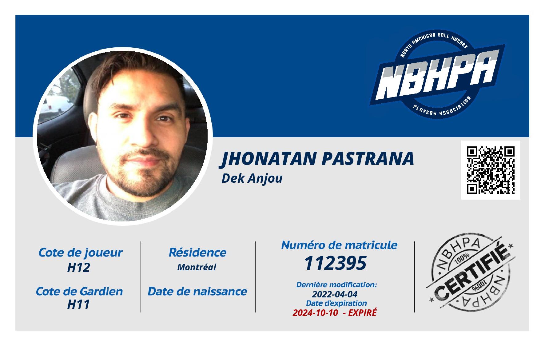Jhonatan Pastrana 