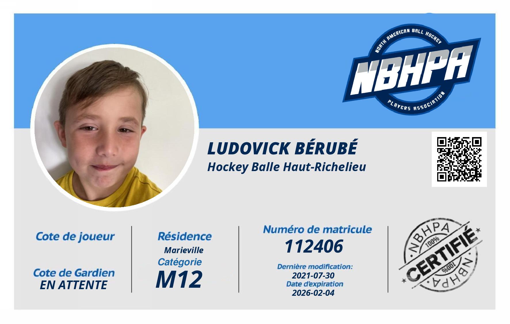 Ludovick Bérubé 