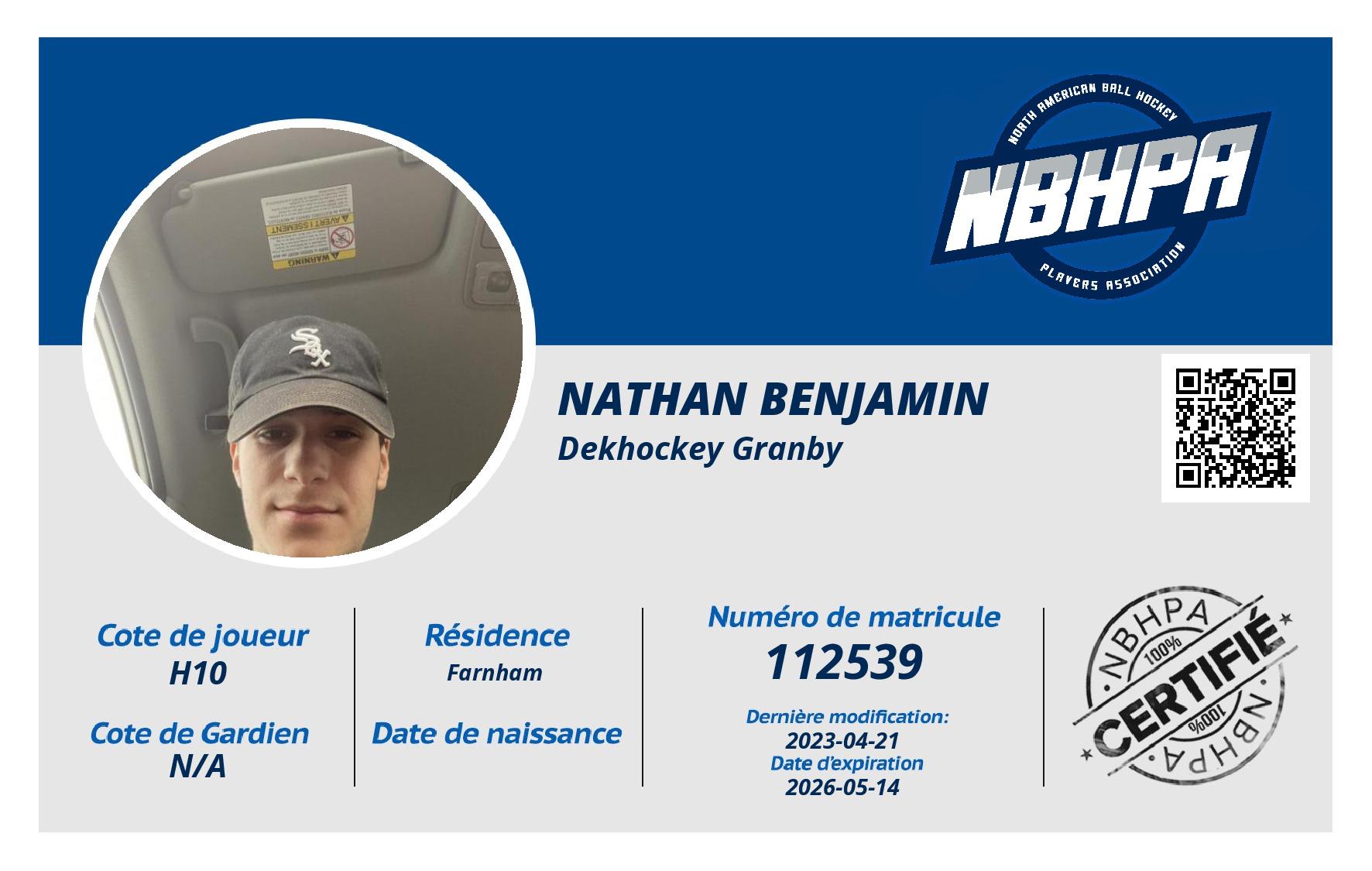 Nathan Benjamin 
