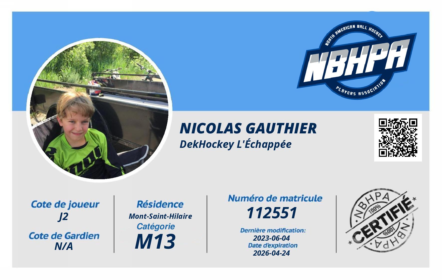 Nicolas Gauthier 