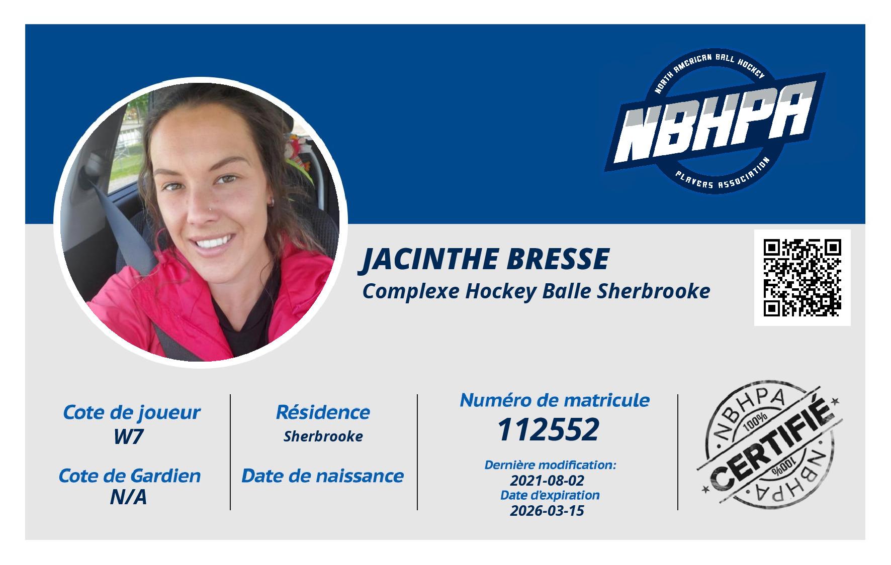 Jacinthe Bresse