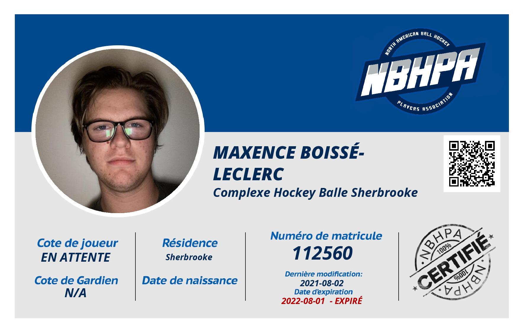 Maxence Boissé-leclerc