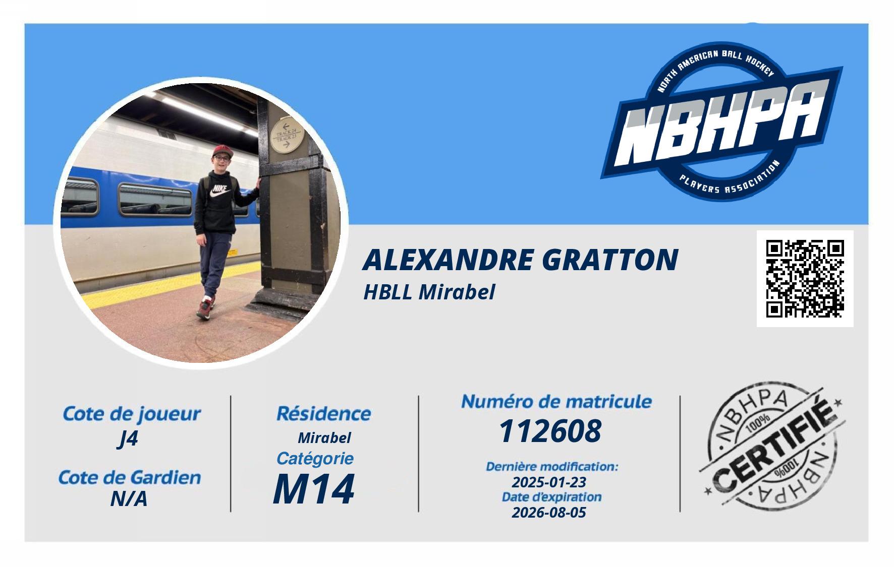 Alexandre Gratton