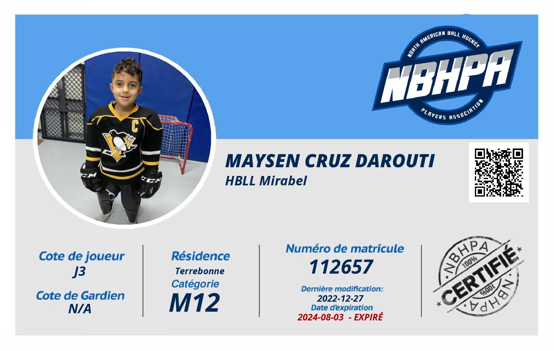 Maysen Cruz Darouti