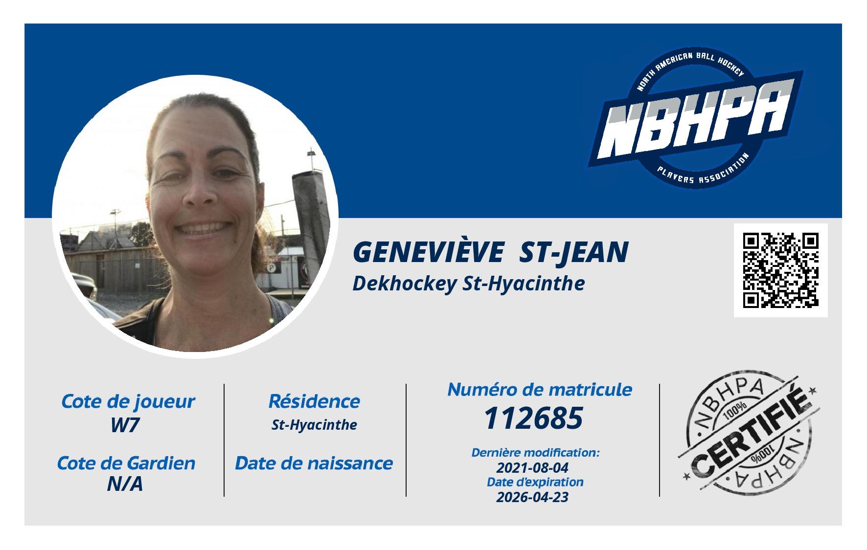 Geneviève  St-Jean