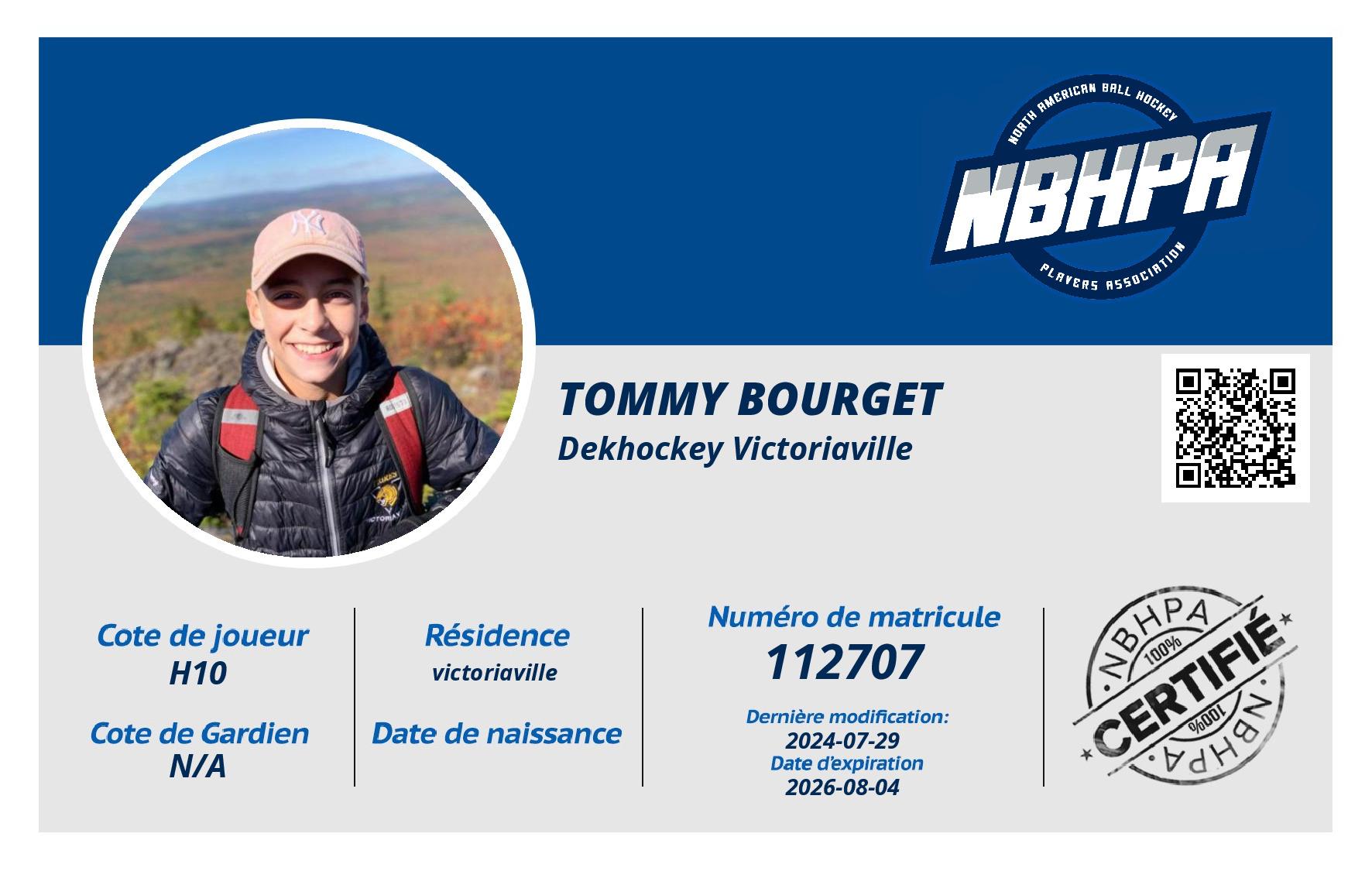 Tommy Bourget