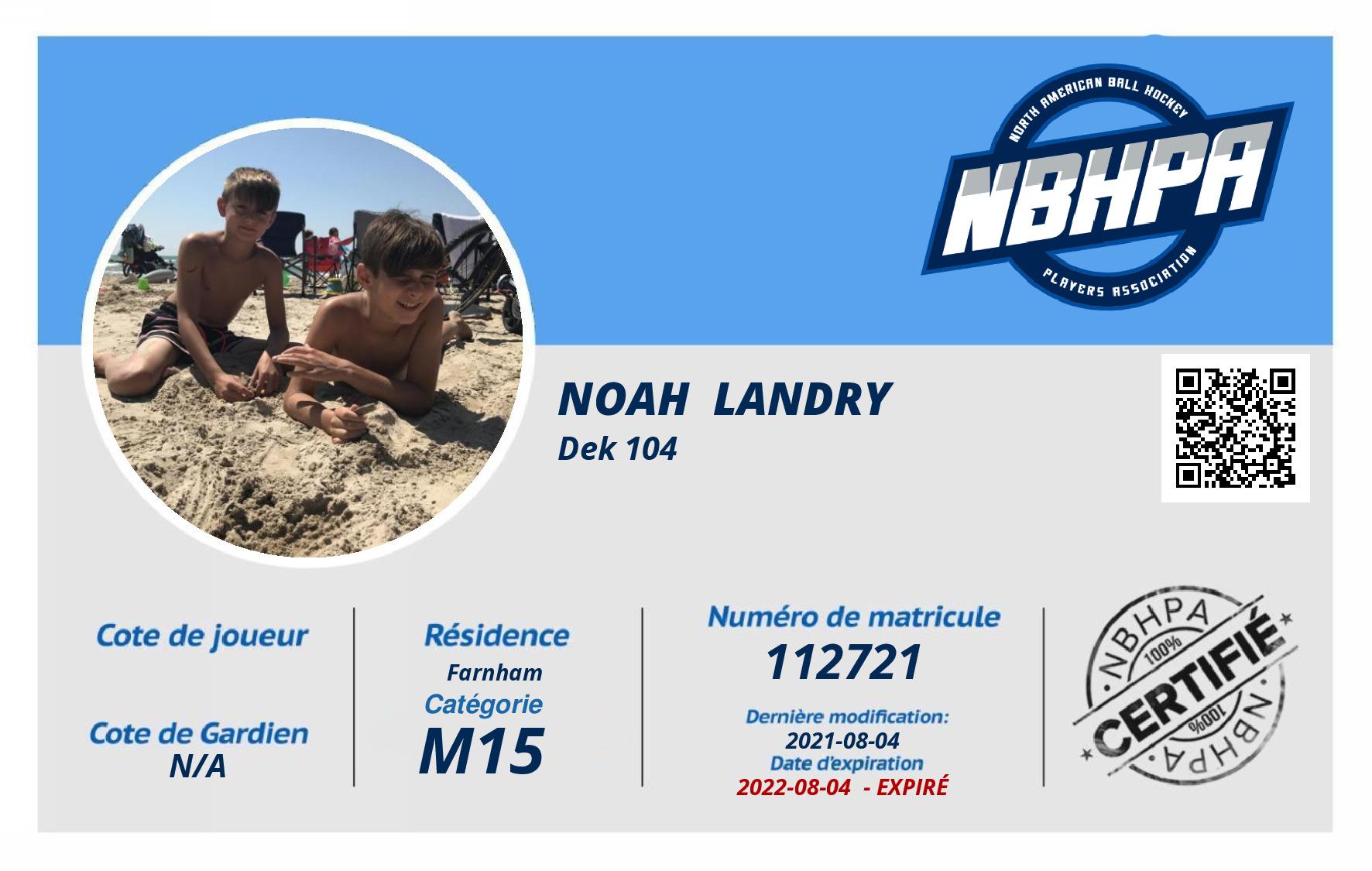 Noah  Landry